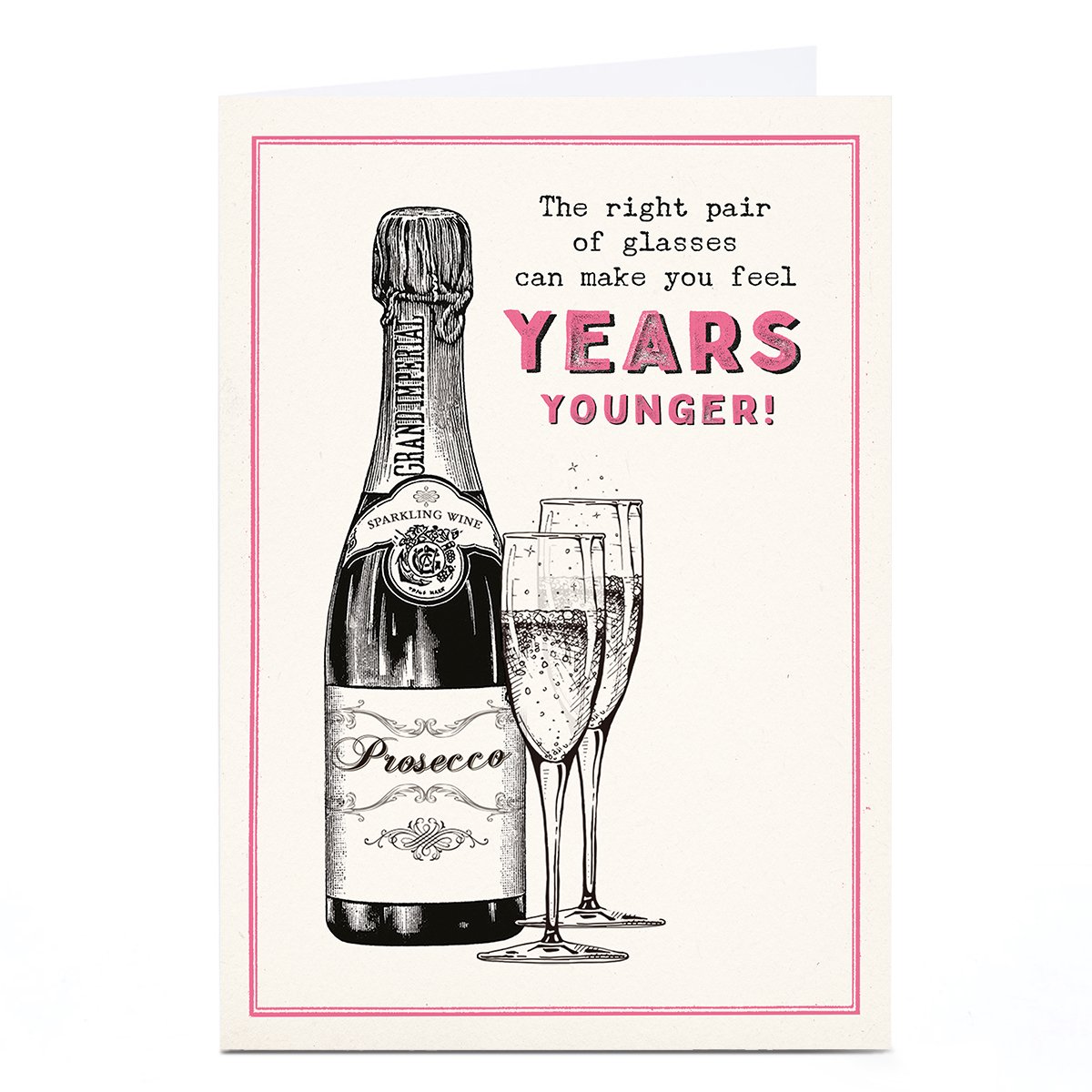 Personalised Birthday Card - Years Younger