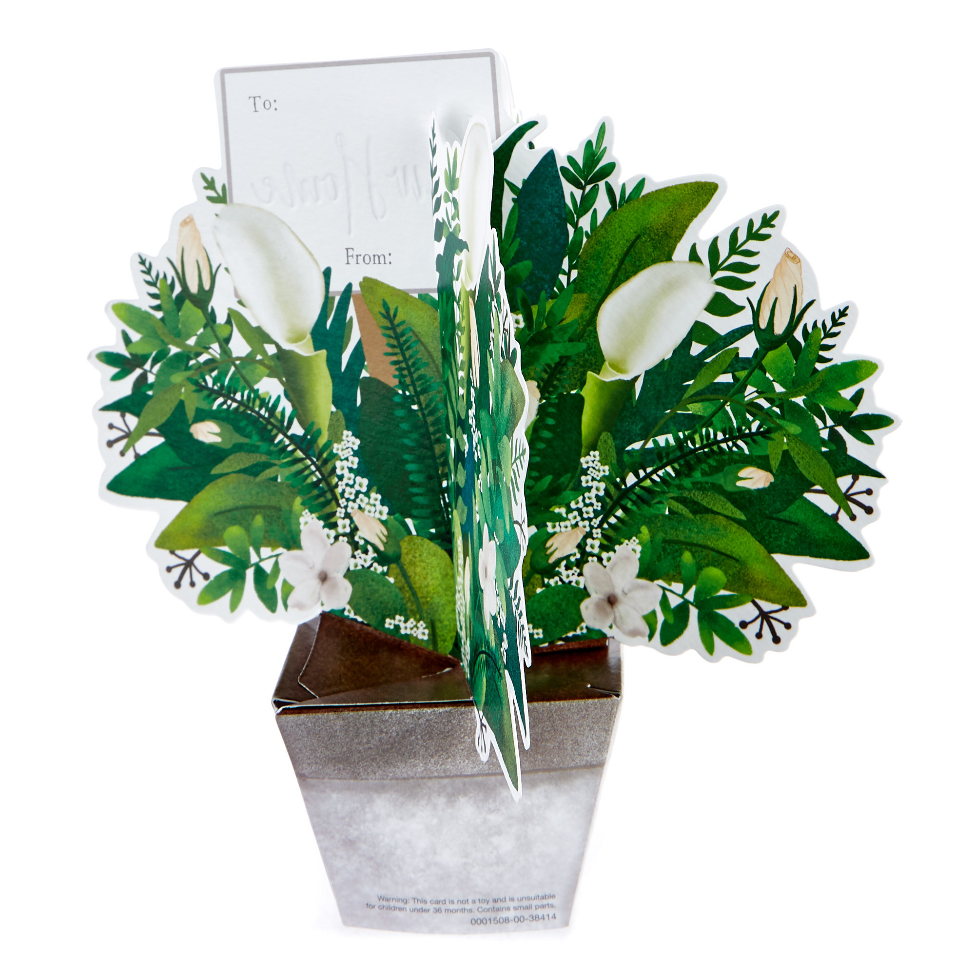 Boutique Collection 3D New Home Card - Flower Bouquet