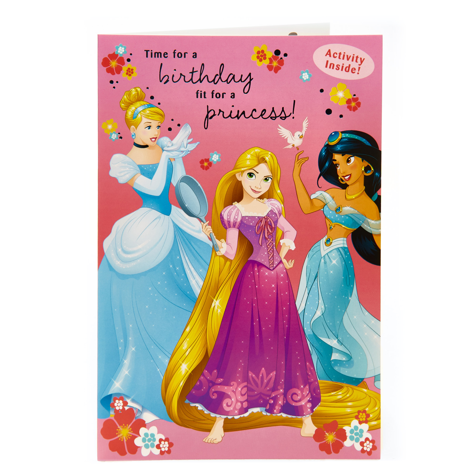 Buy Disney Princess Birthday Card - Activity Inside for GBP 0.99 | Card ...