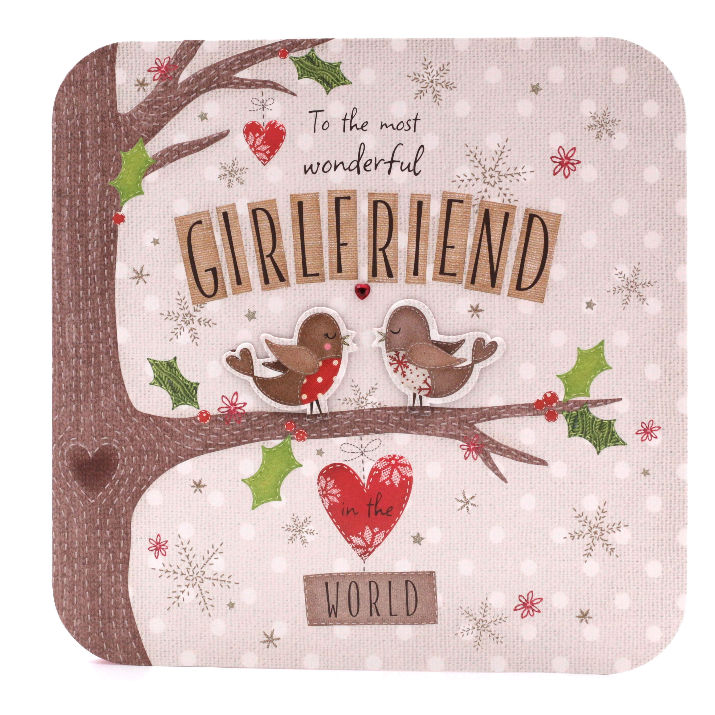 Buy Exquisite Collection Christmas Card - Wonderful Girlfriend, Cute ...