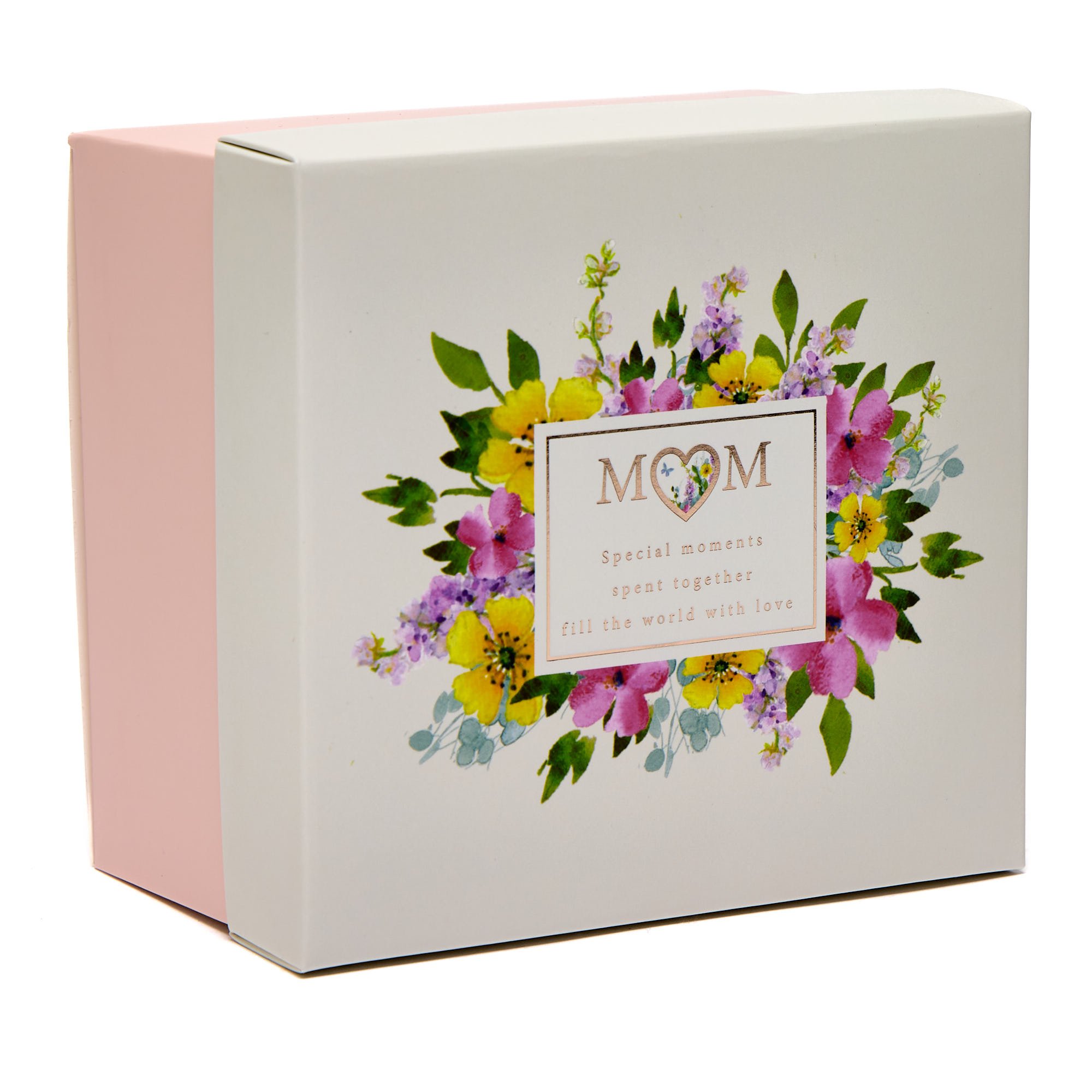 Mum Special Moments Floral Heart Mug In A Box