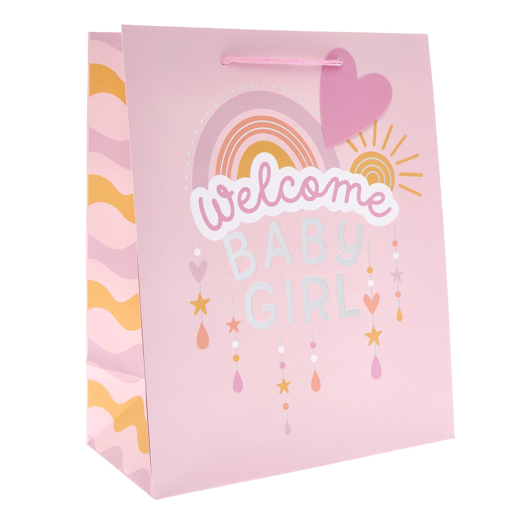 Baby Girl Large Portrait Gift Bag