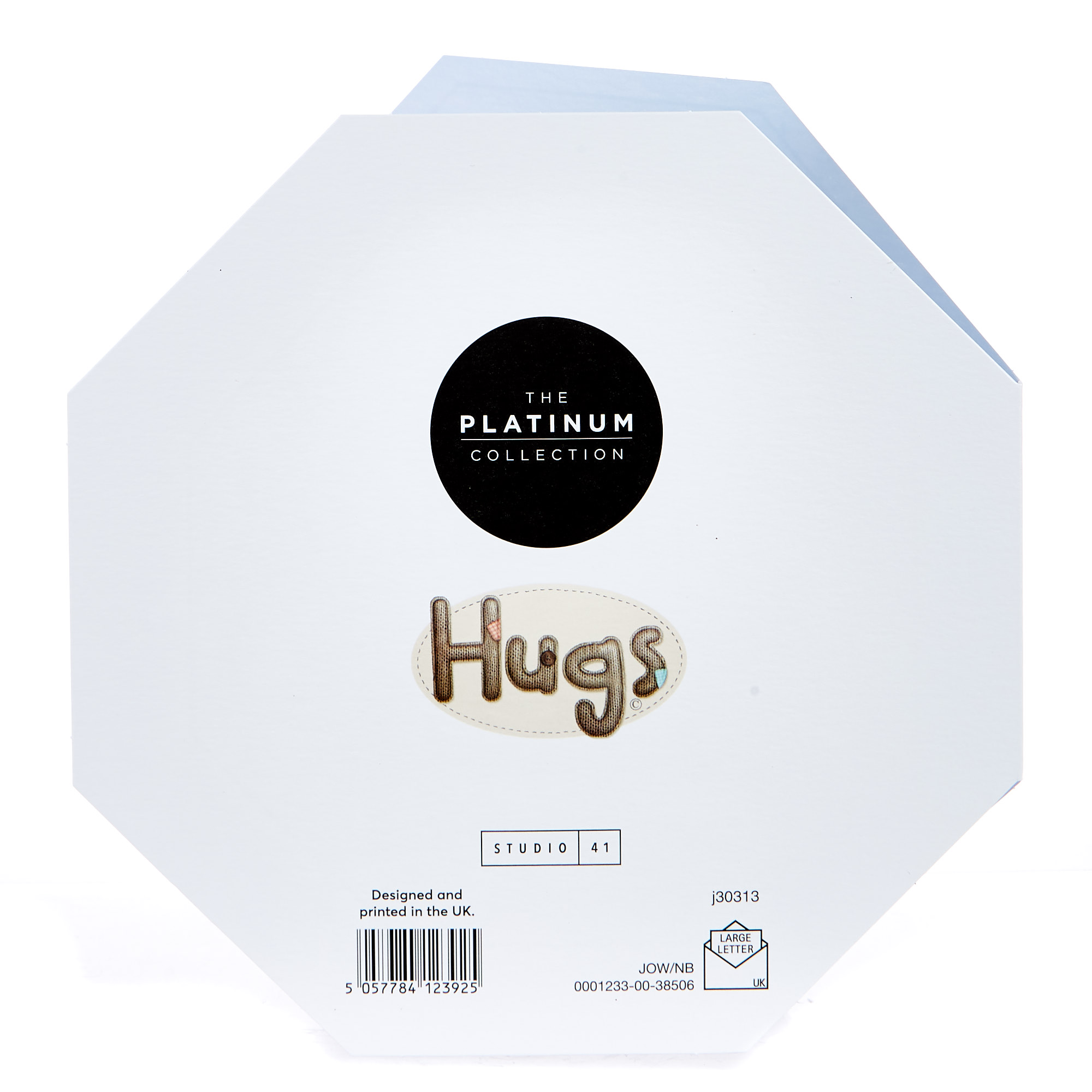 Platinum Collection Hugs Bear Congratulations Card - Pop That Bubbly