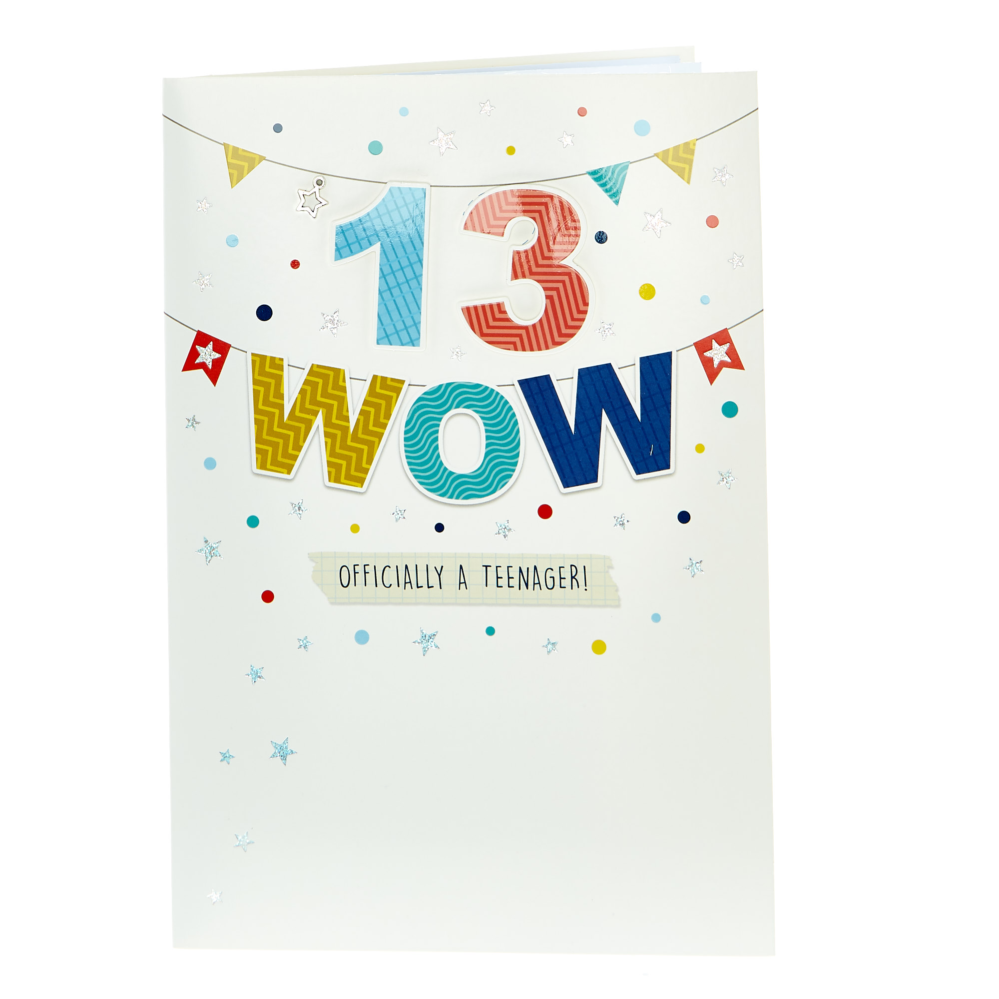13th Birthday Card - Wow Officially A Teenager