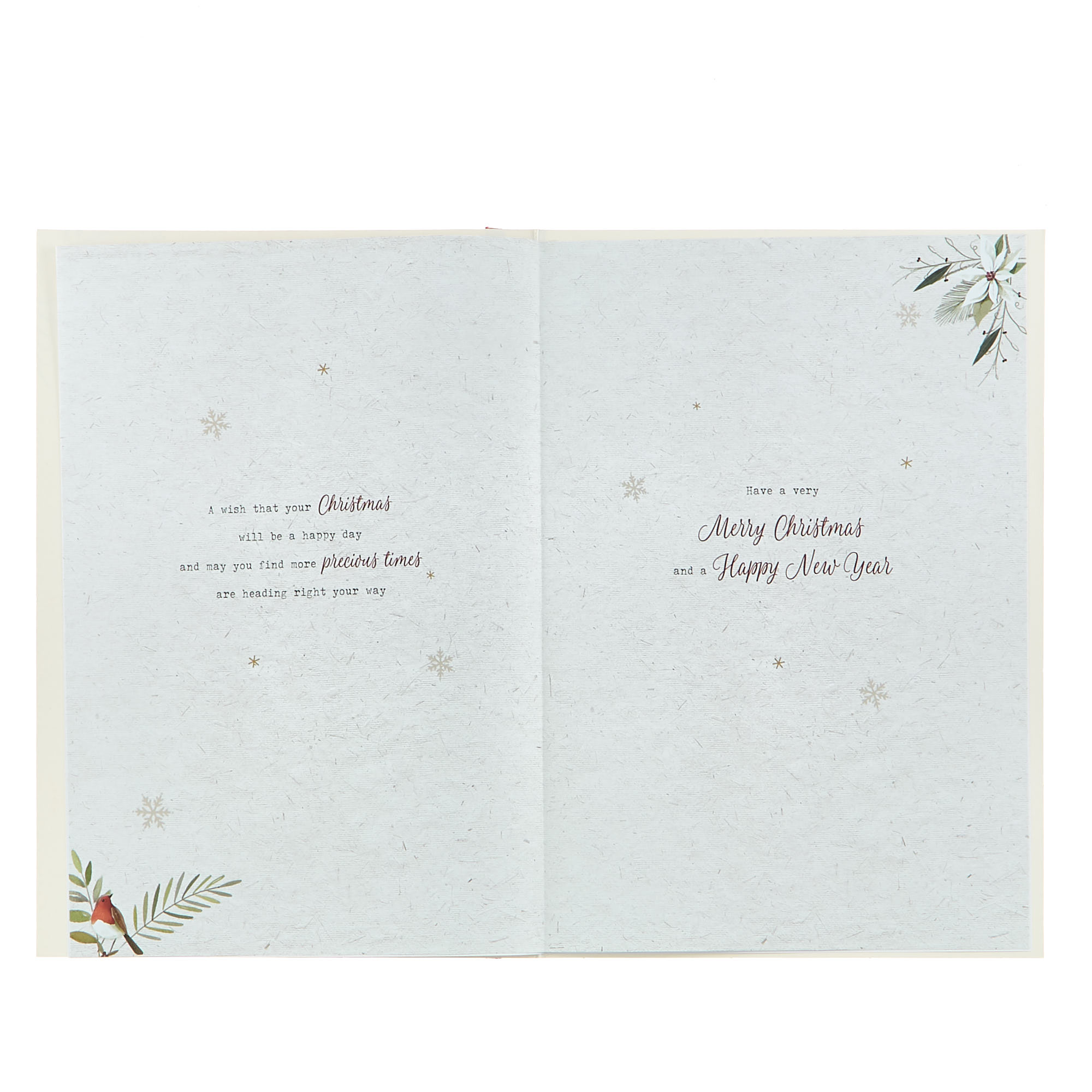 Christmas Card - Special Daughter & Your Partner