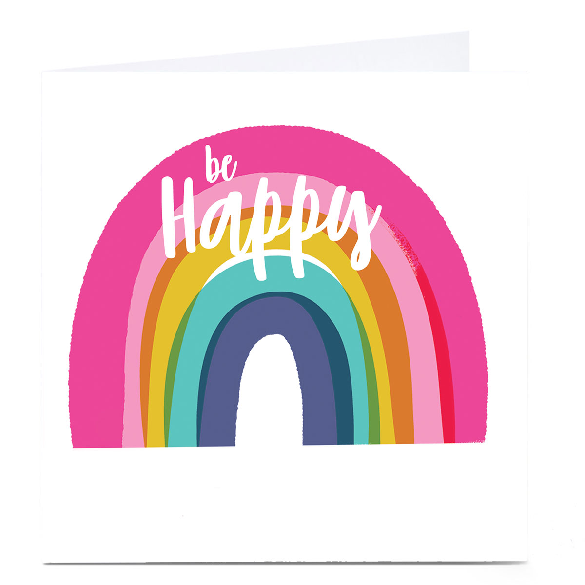 Personalised Hello Munki Card - Be Happy 