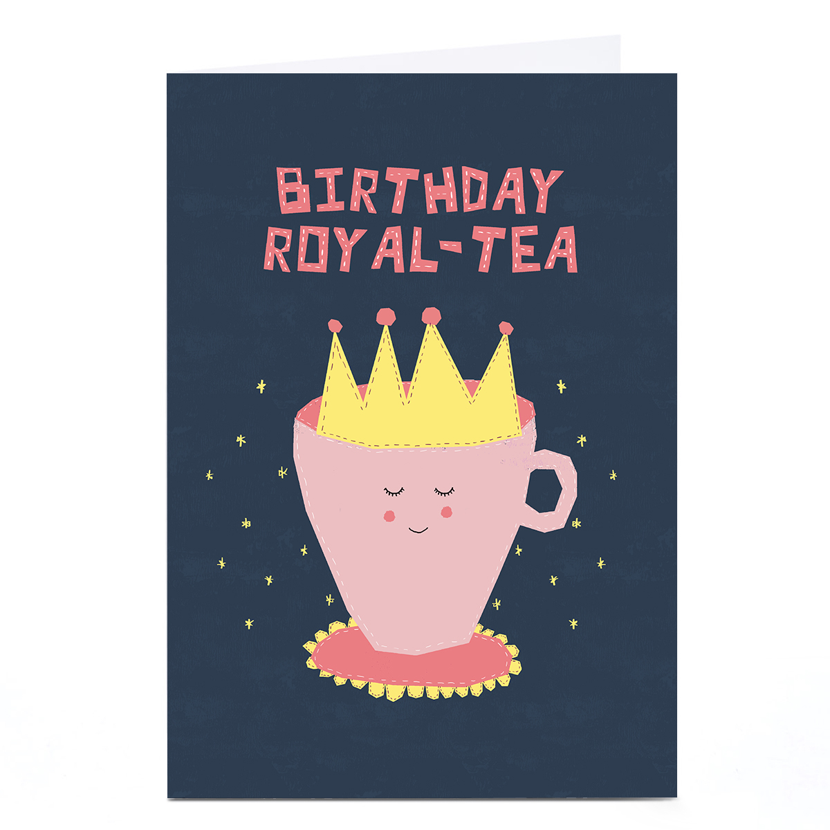 Personalised Phoebe Munger Birthday Card - Royal Tea