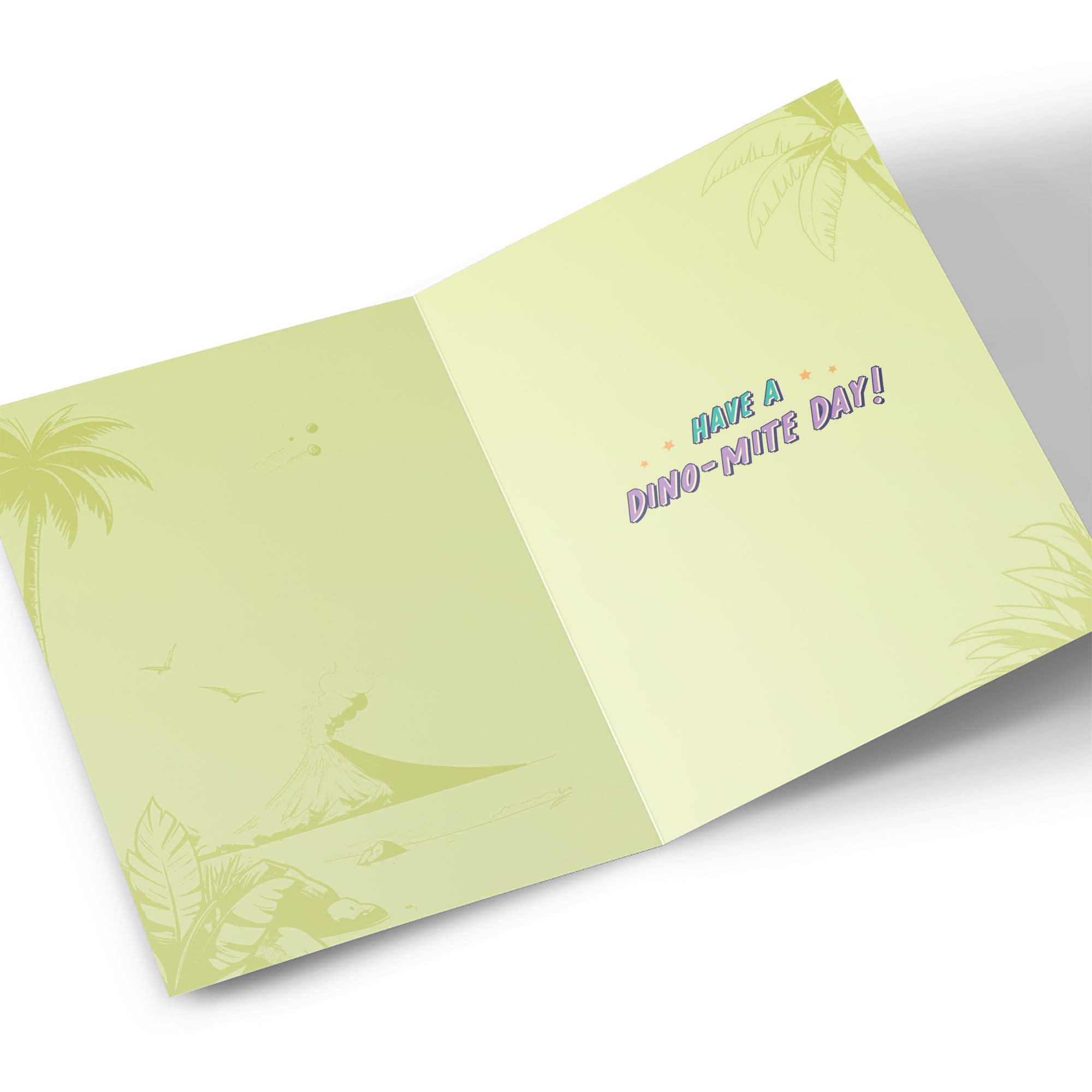 3rd Birthday Card - Dino-mite Dinosaur on Scooter