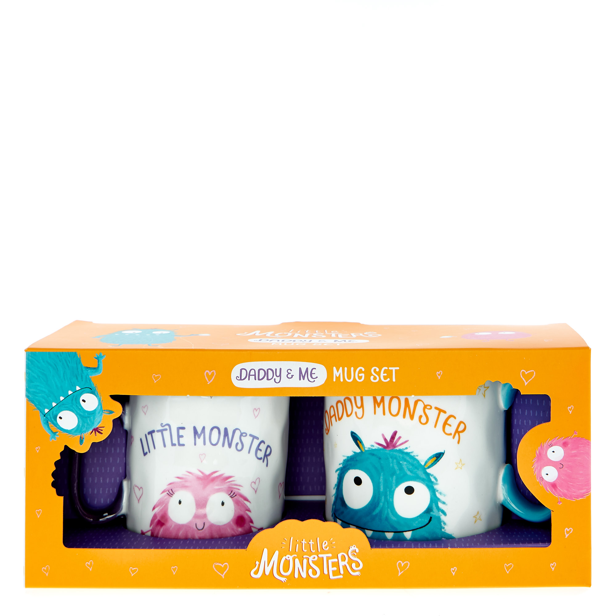 Little Monsters Daddy & Me Twin Mug Set