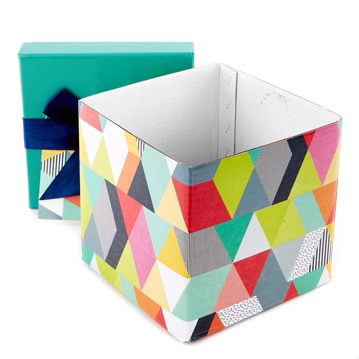 Small Flat-Pack Gift Box - Geometric Pattern