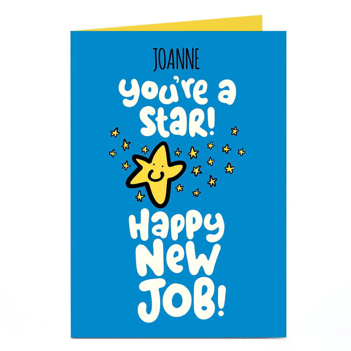 Personalised Fruitloops New Job Card - You're a Star