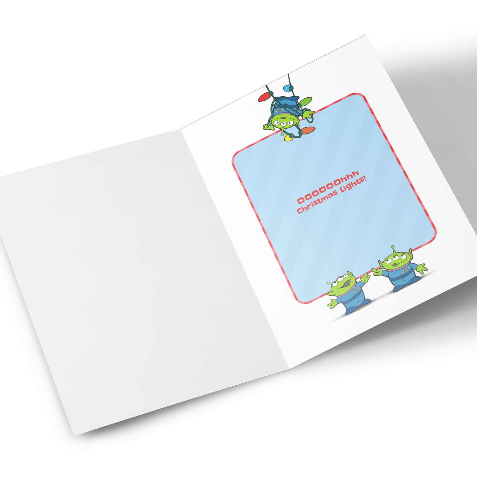 Photo Toy Story Christmas Card - Woody in Santa Hat, Daddy
