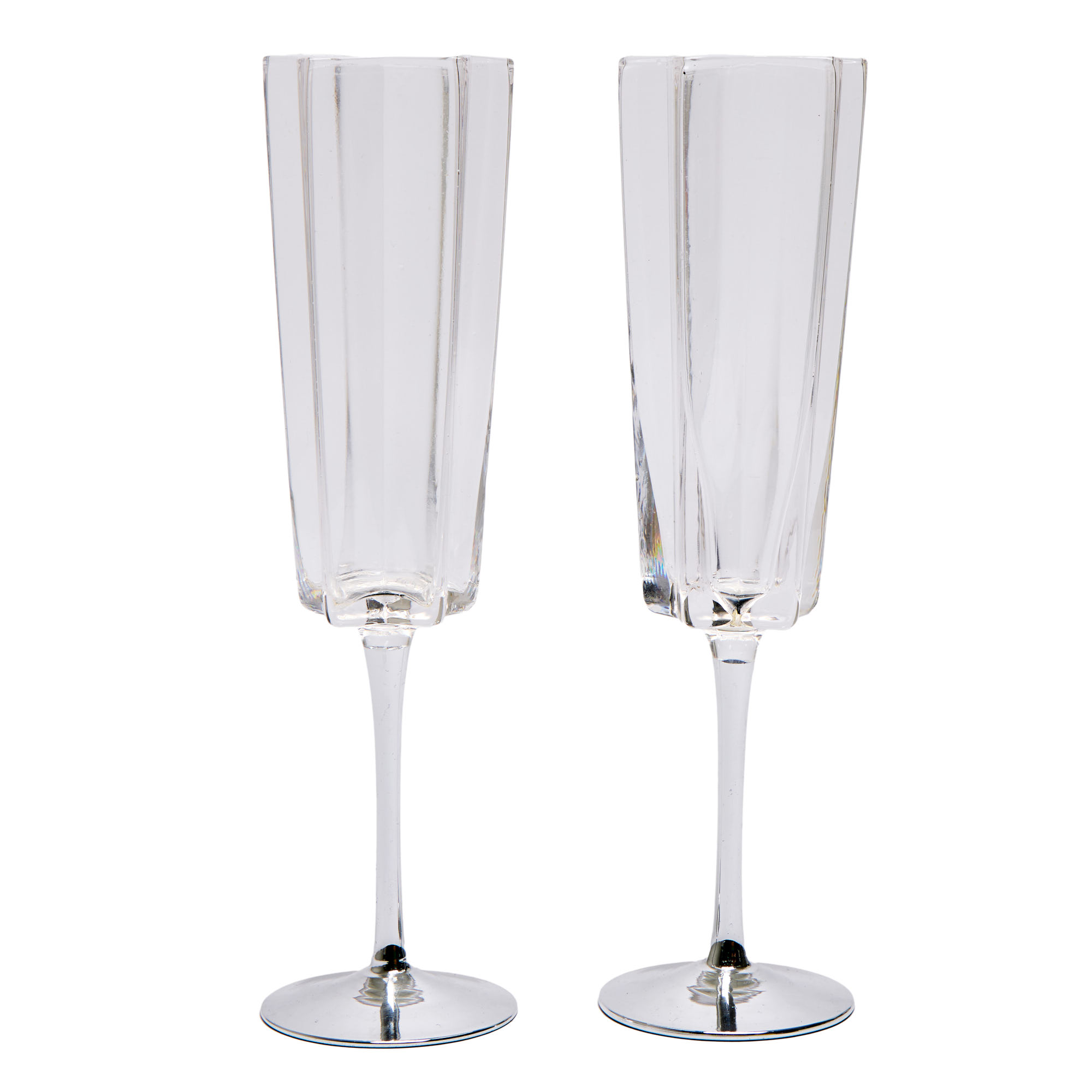 Pop The Fizz Flute Glasses - Set of 2
