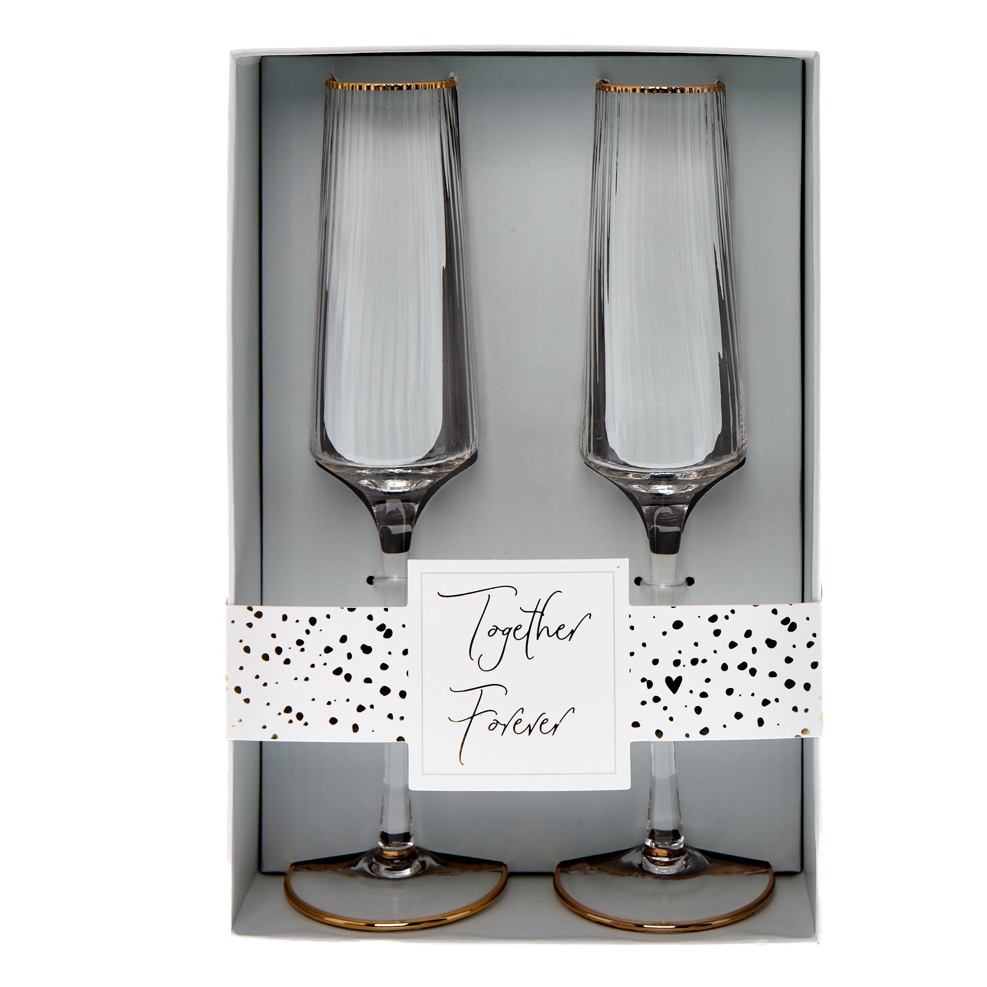 A Perfect Pair Twin Champagne Flutes