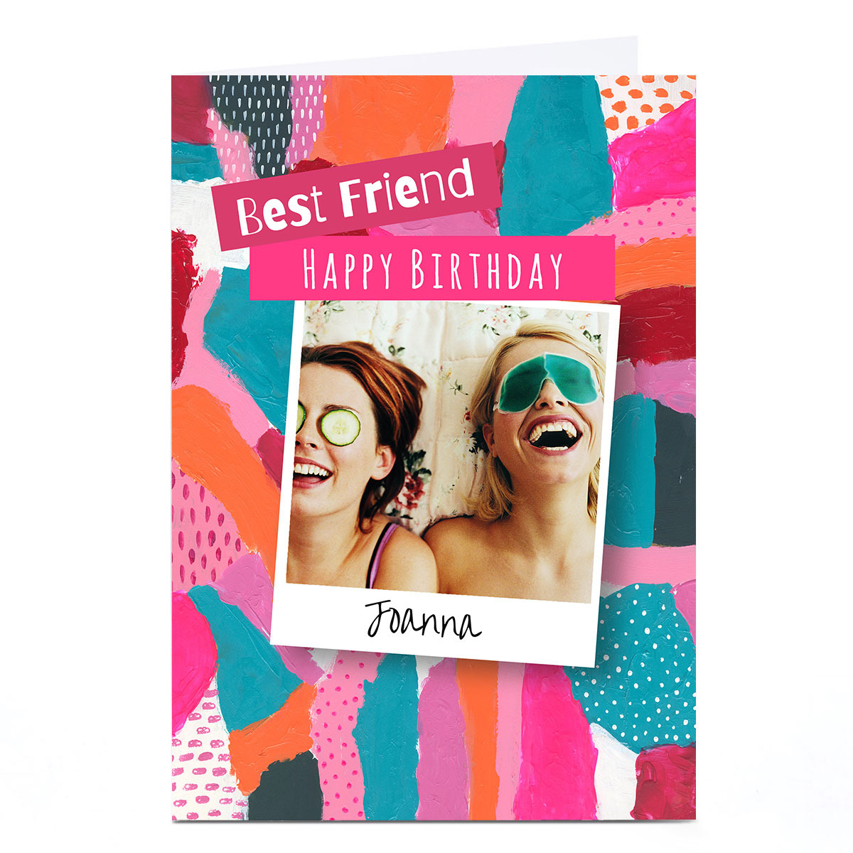Personalised Emma Isaacs Birthday Card - Best Friend Upload 