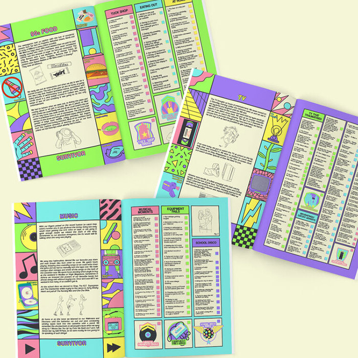 Personalised 1990s Nostalgia Survival Book - Paperback