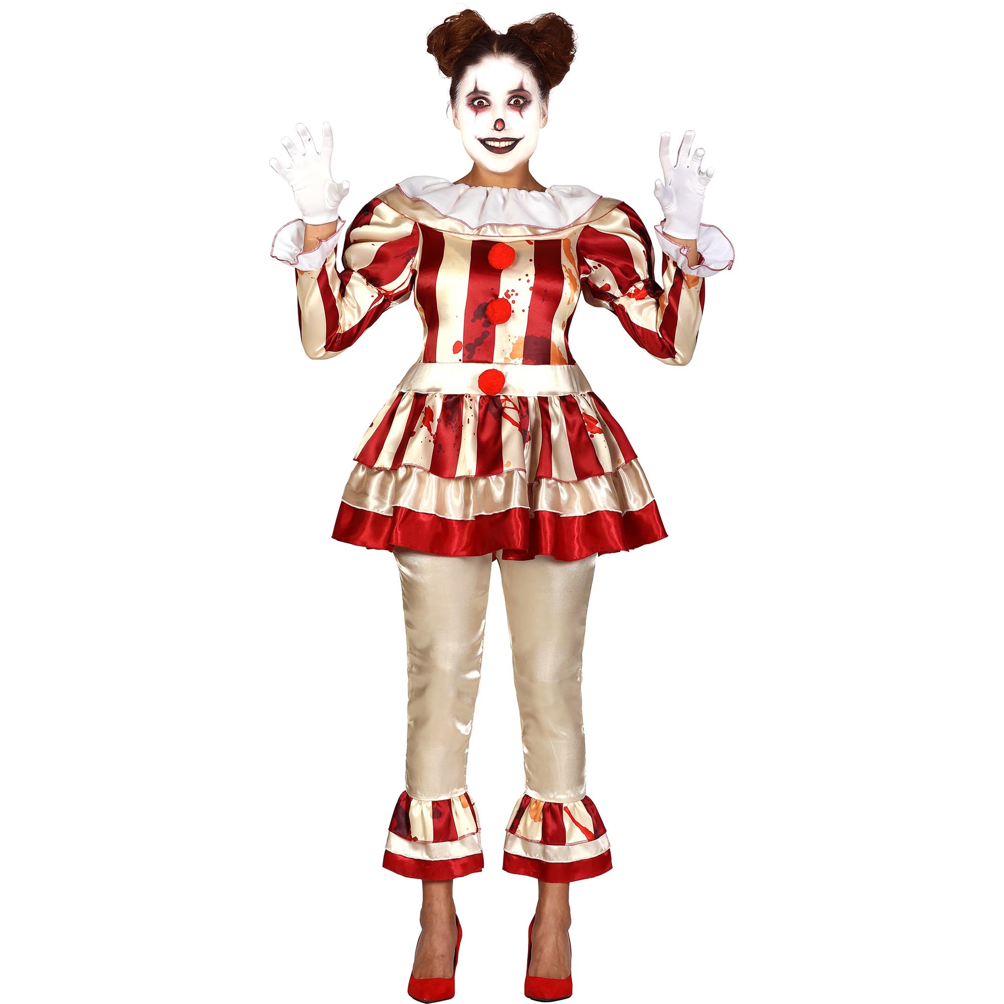 Lady Killer Clown Adult Fancy Dress Costume 