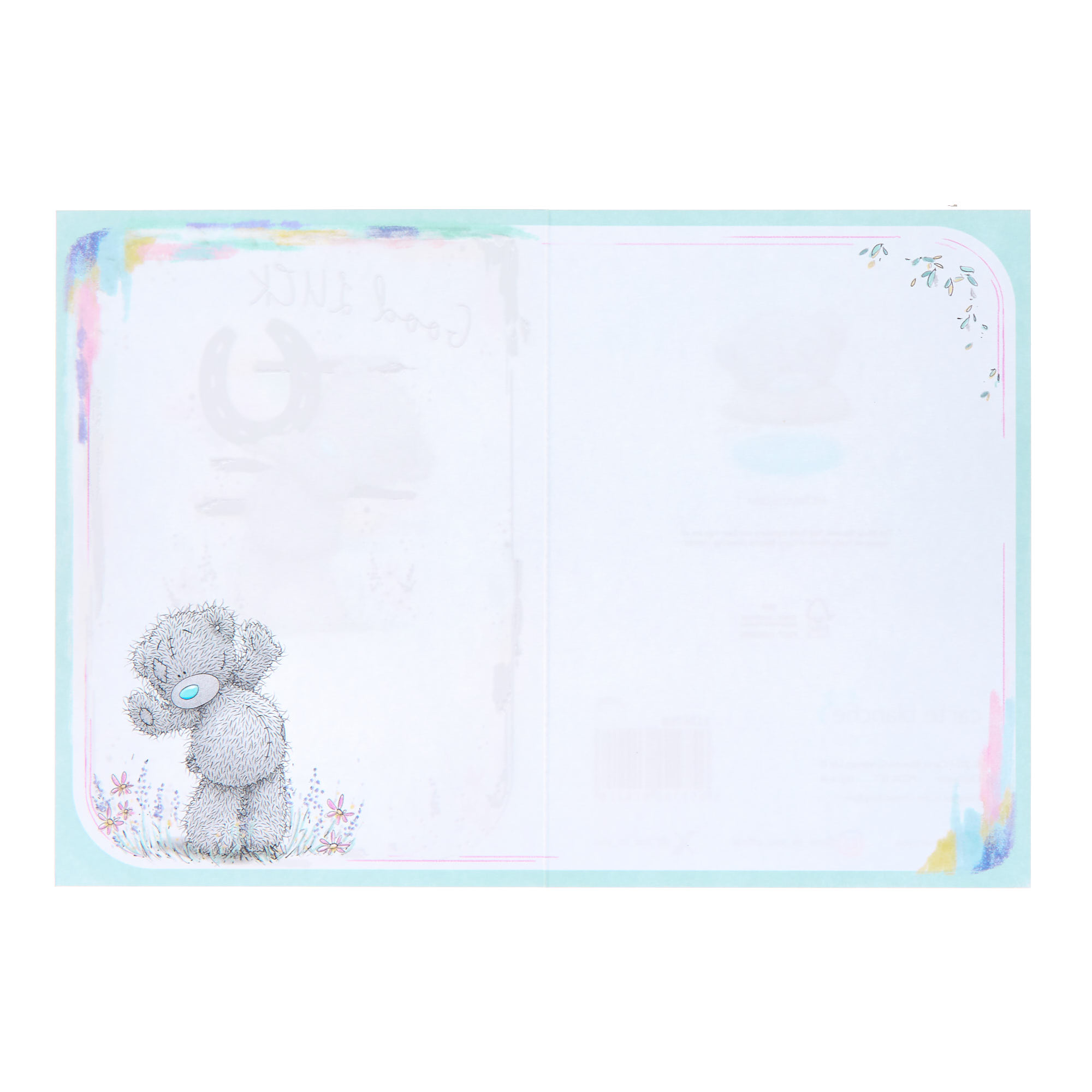 Me To You Tatty Teddy Good Luck Card