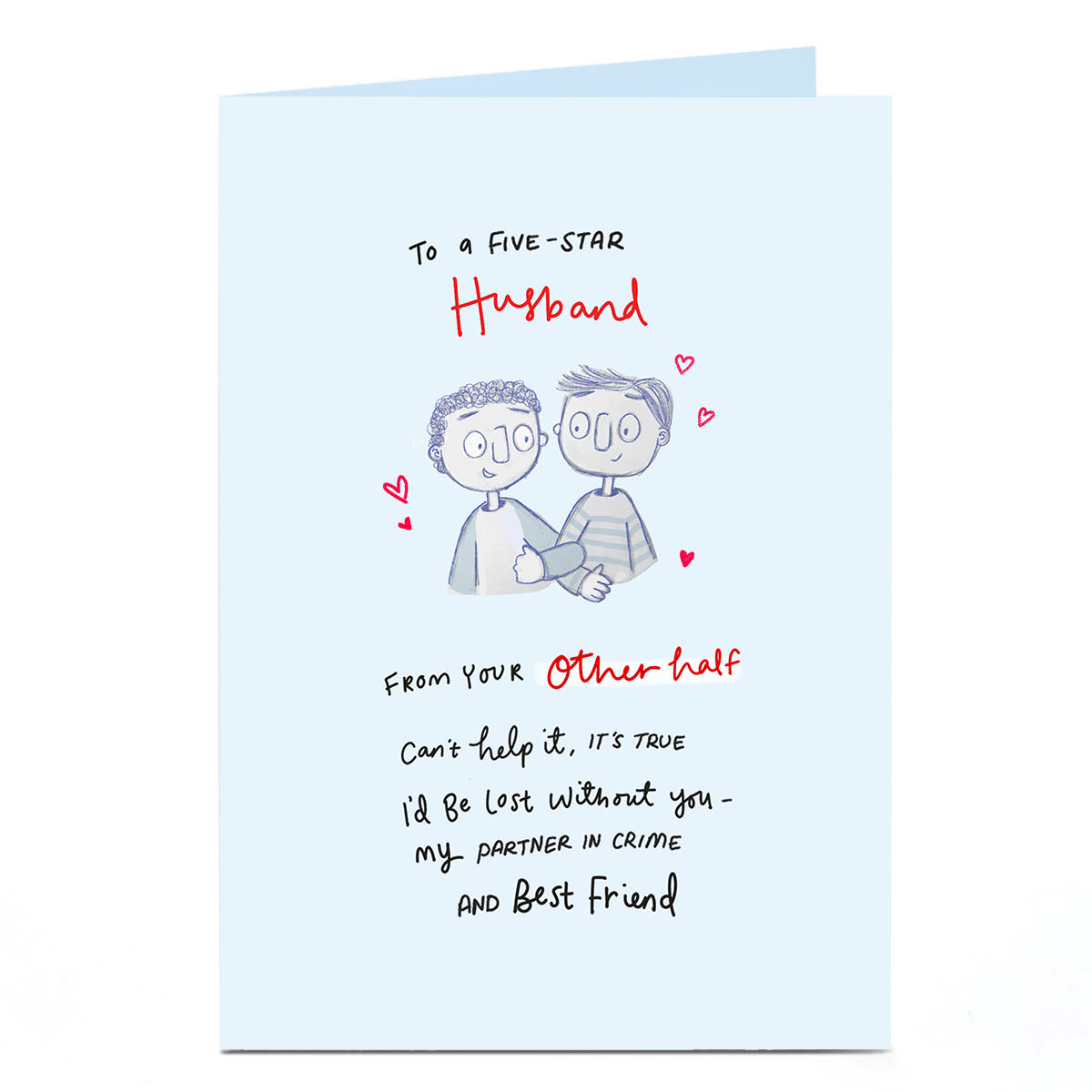 Valentine's Day Card - Five Star Husband