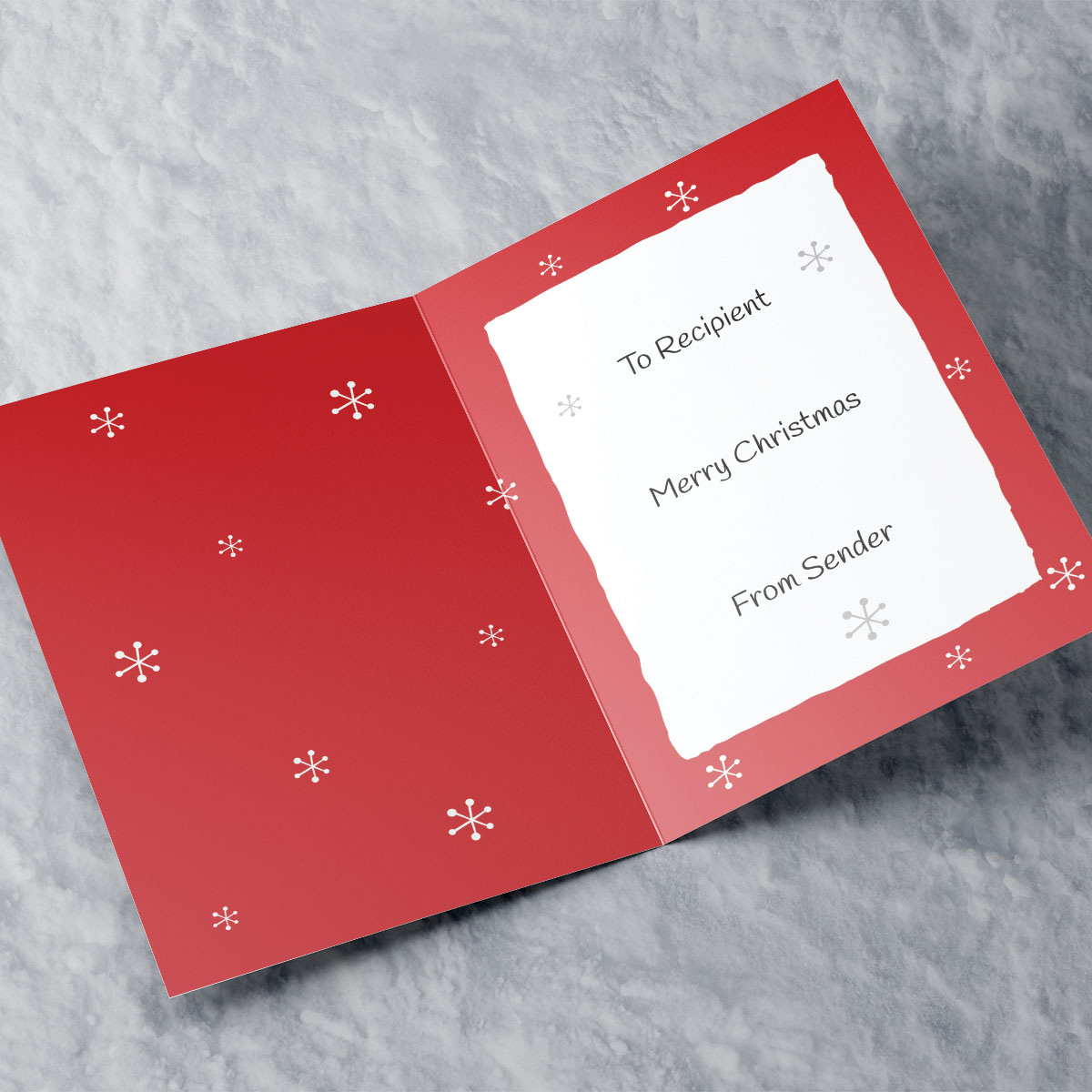 Personalised Christmas Card - Mrs Claus