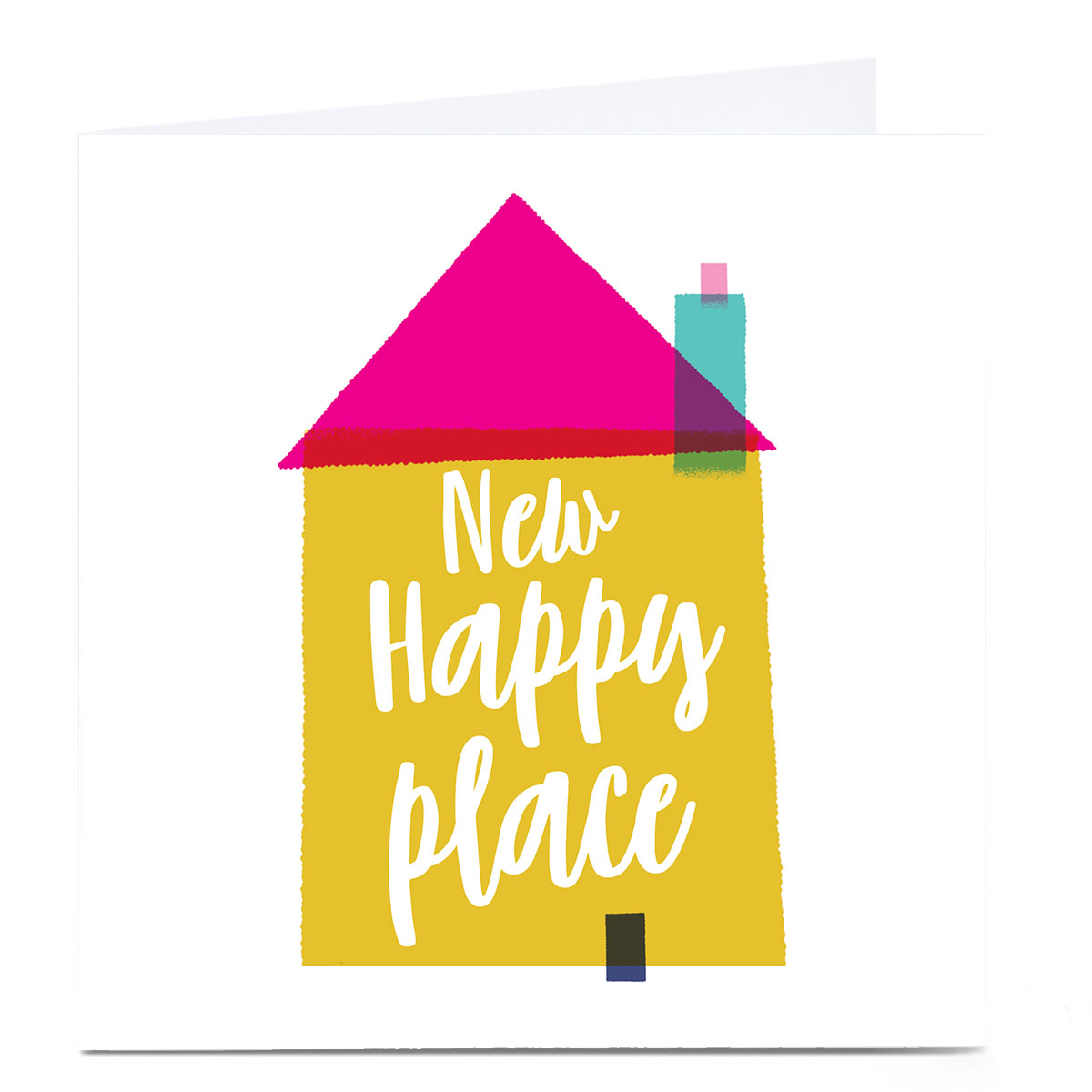 Personalised Hello Munki New Home Card - Happy Place 