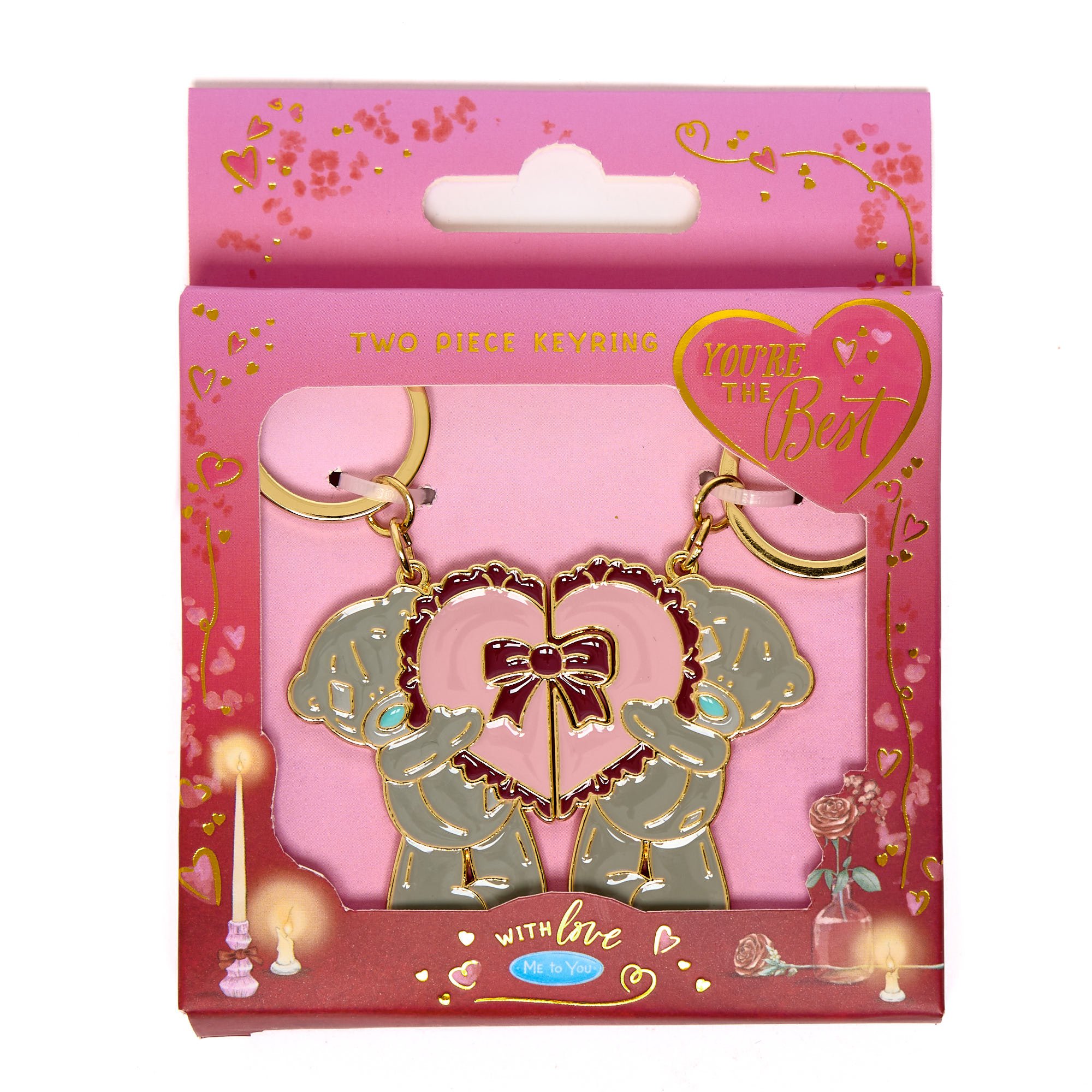 Tatty Teddy With Love Double Keyring