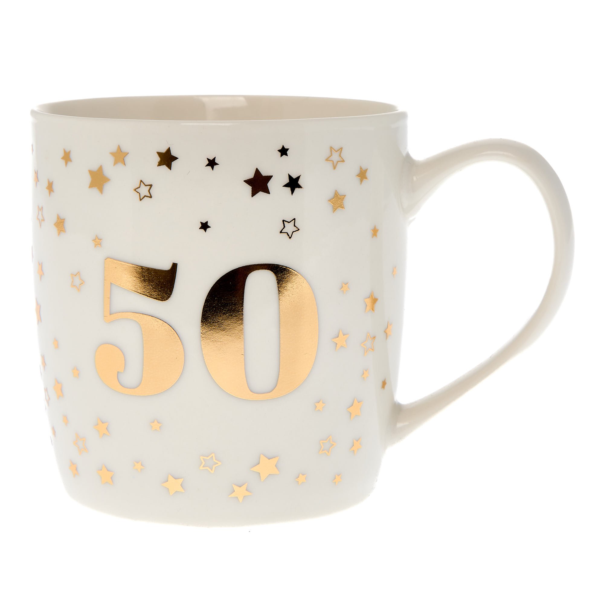 Blue & Gold 50th Birthday Mug In A Box