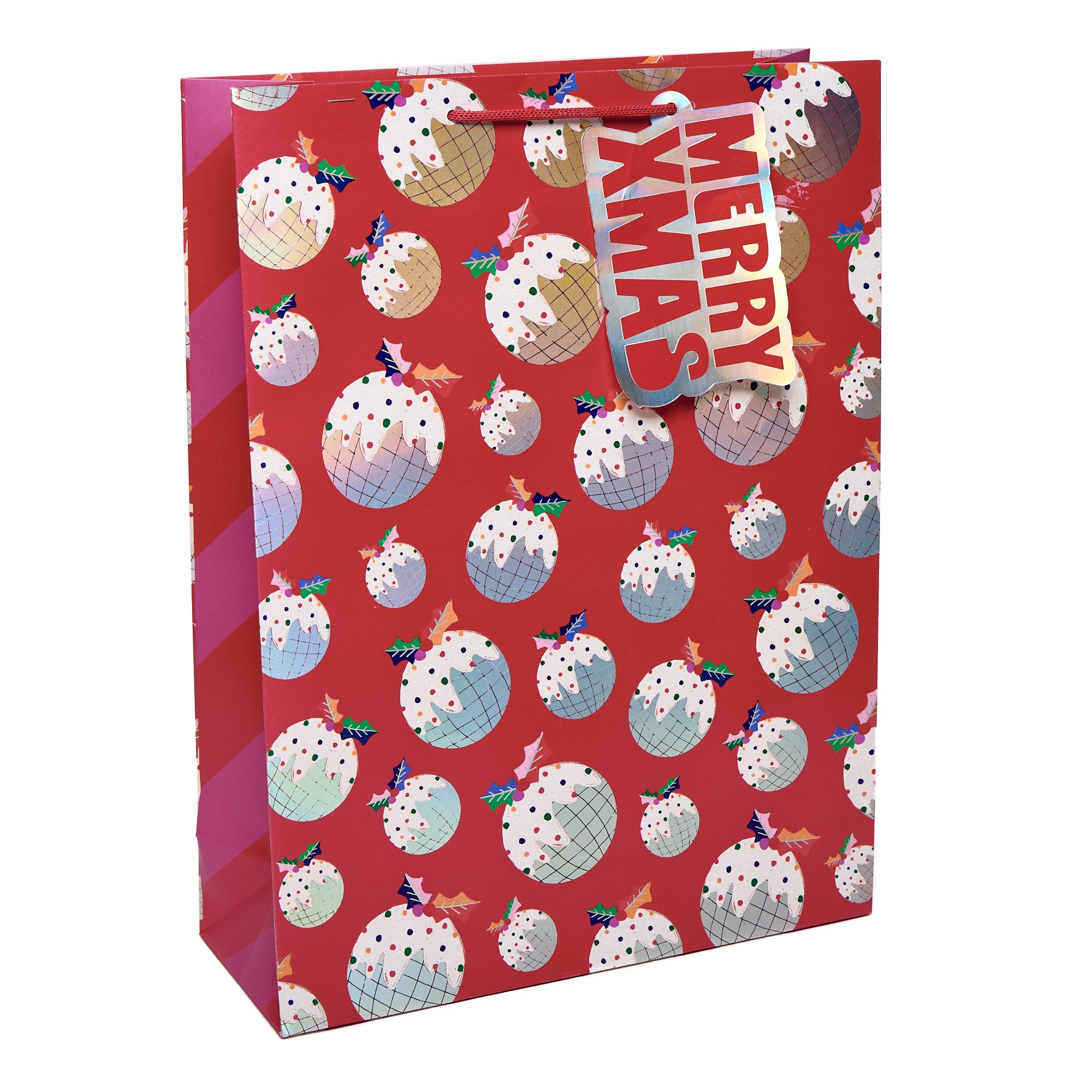 Repeat Pudding Extra Large Portrait Christmas Gift Bag