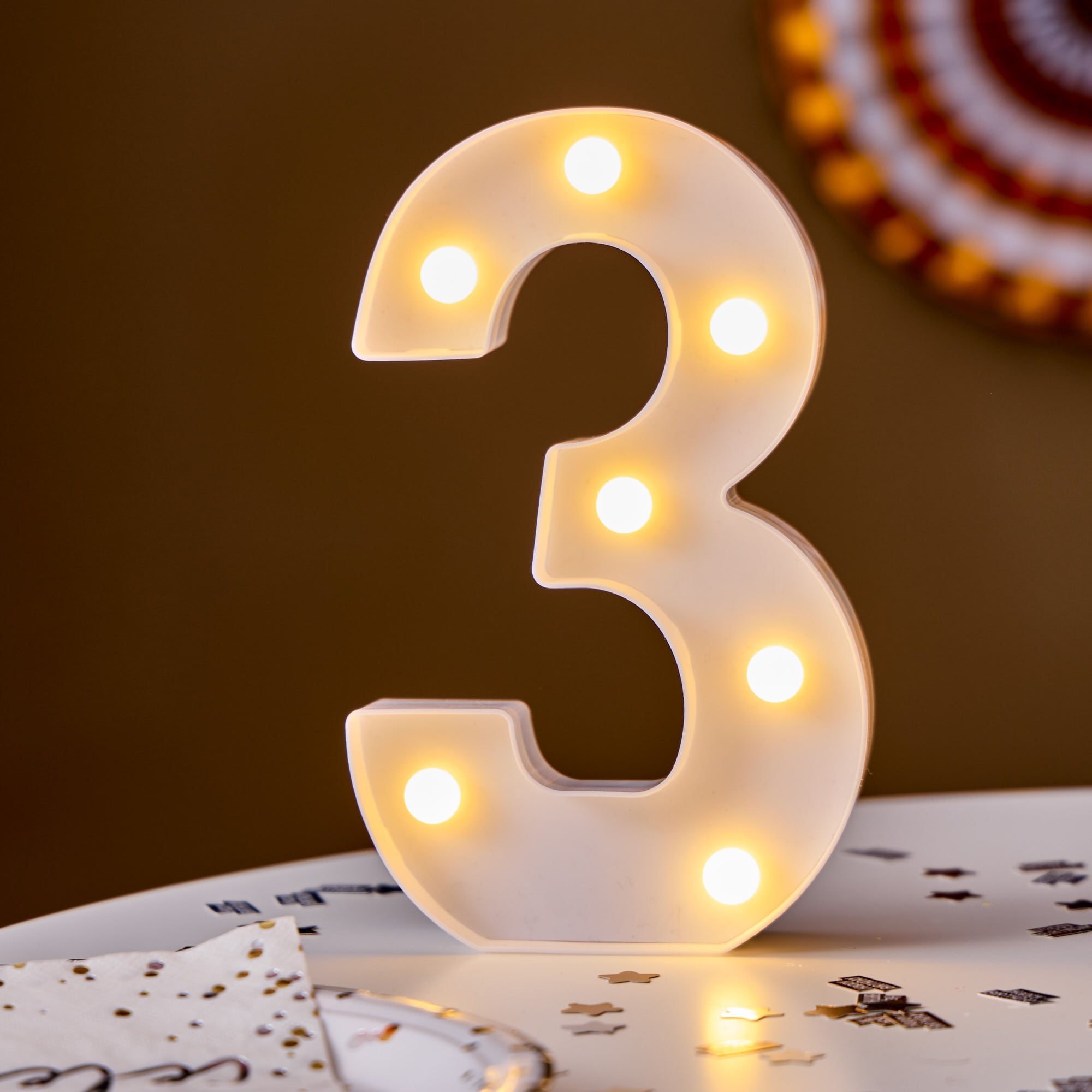 LED Number 3 Light