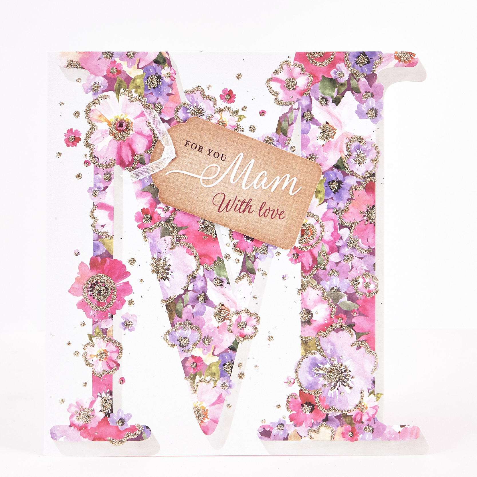 Boutique Collection Birthday Card - M For Mam