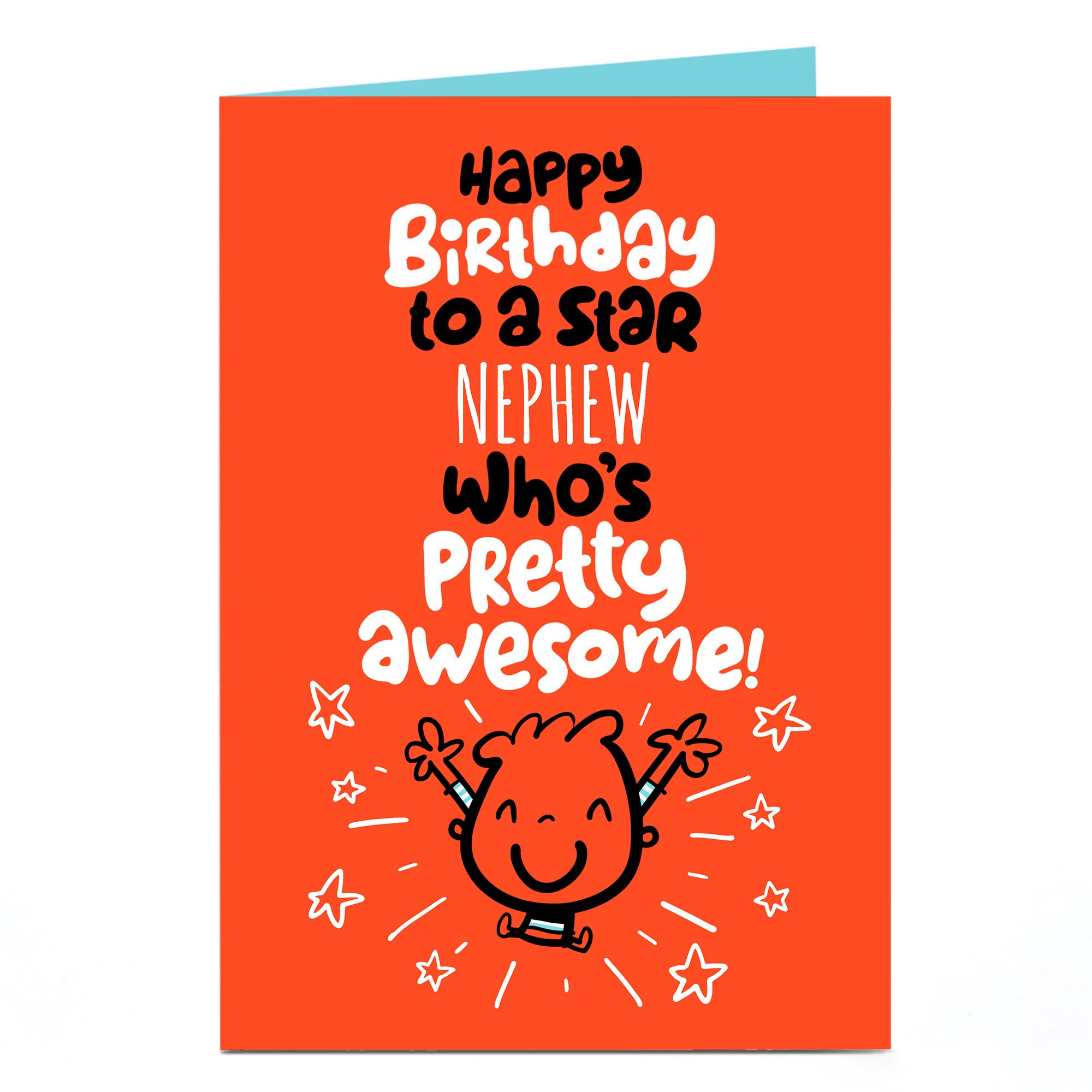 Personalised Fruitloops Birthday Card - Nephew Pretty Awesome