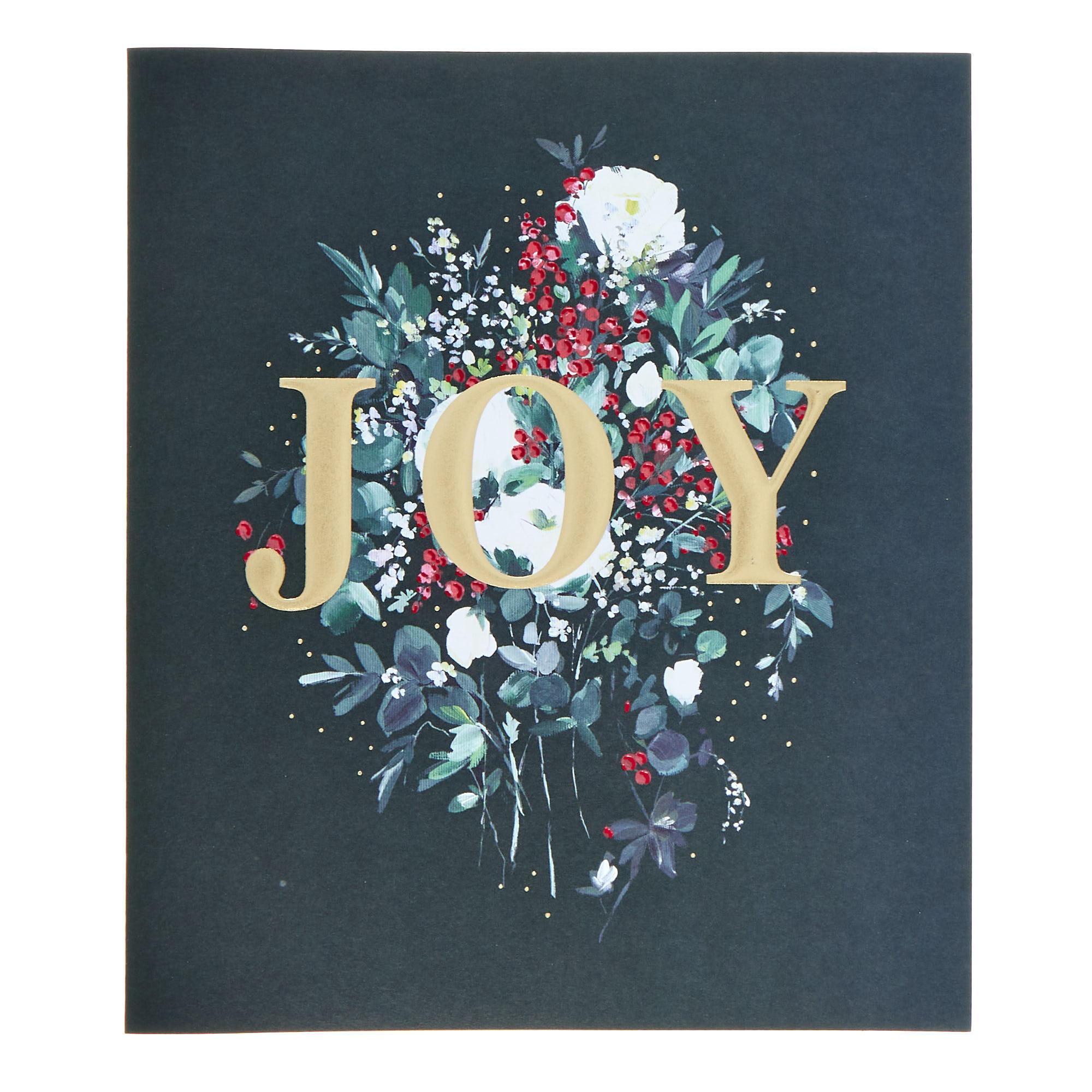 10 Premium Boxed Charity Christmas Cards - Festive Foliage (2 Designs)
