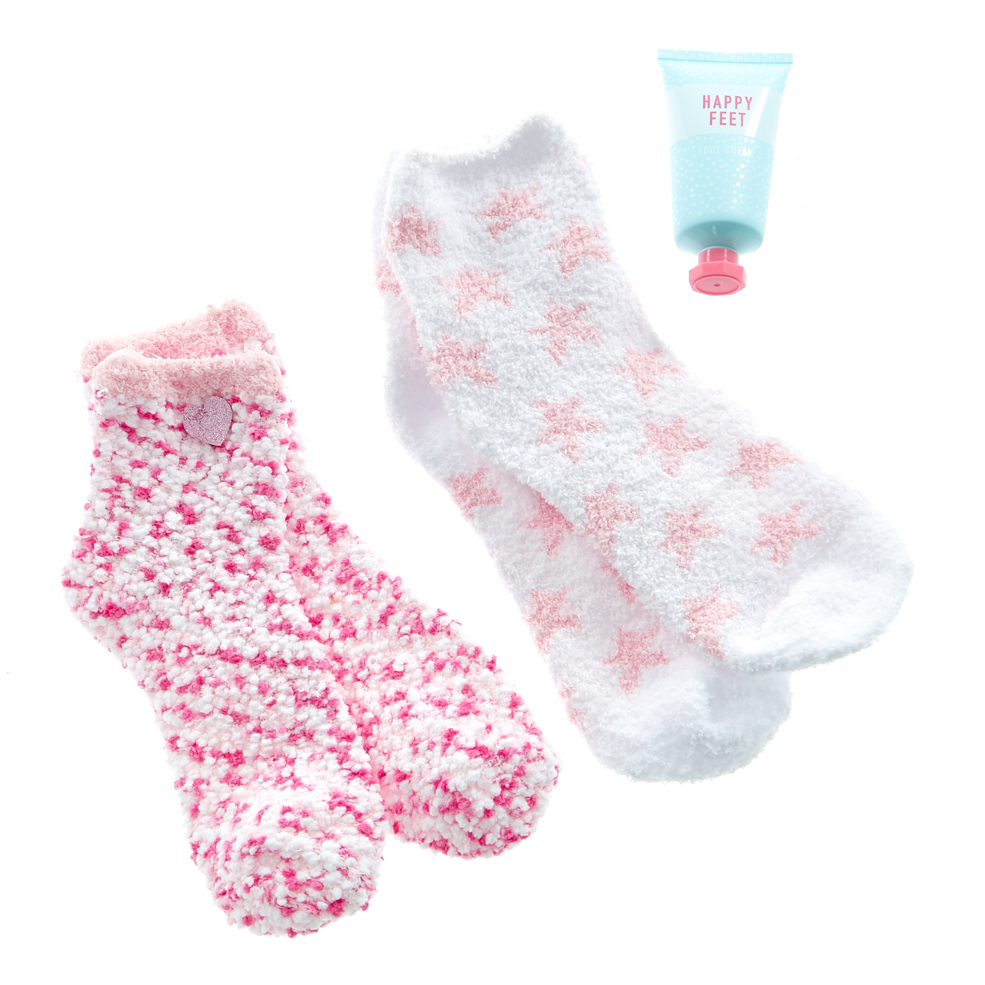 Happy & Bright Glitter Socks & Foot Cream