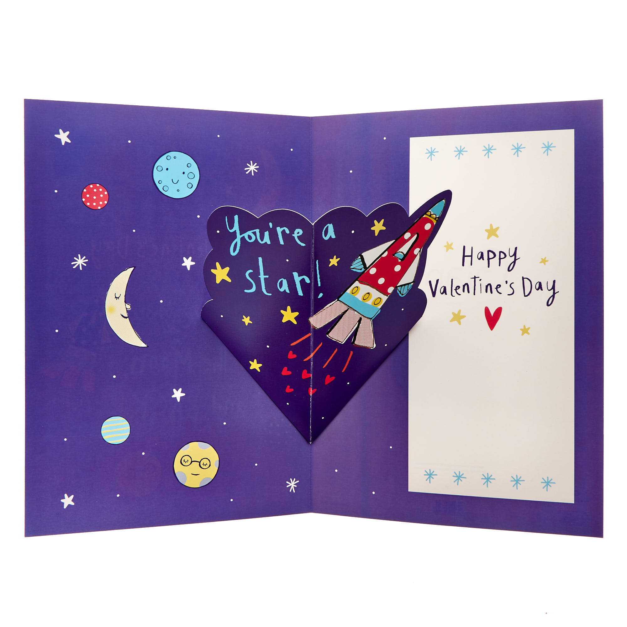 Son Rocket Pop-Up Giant Valentine's Day Card