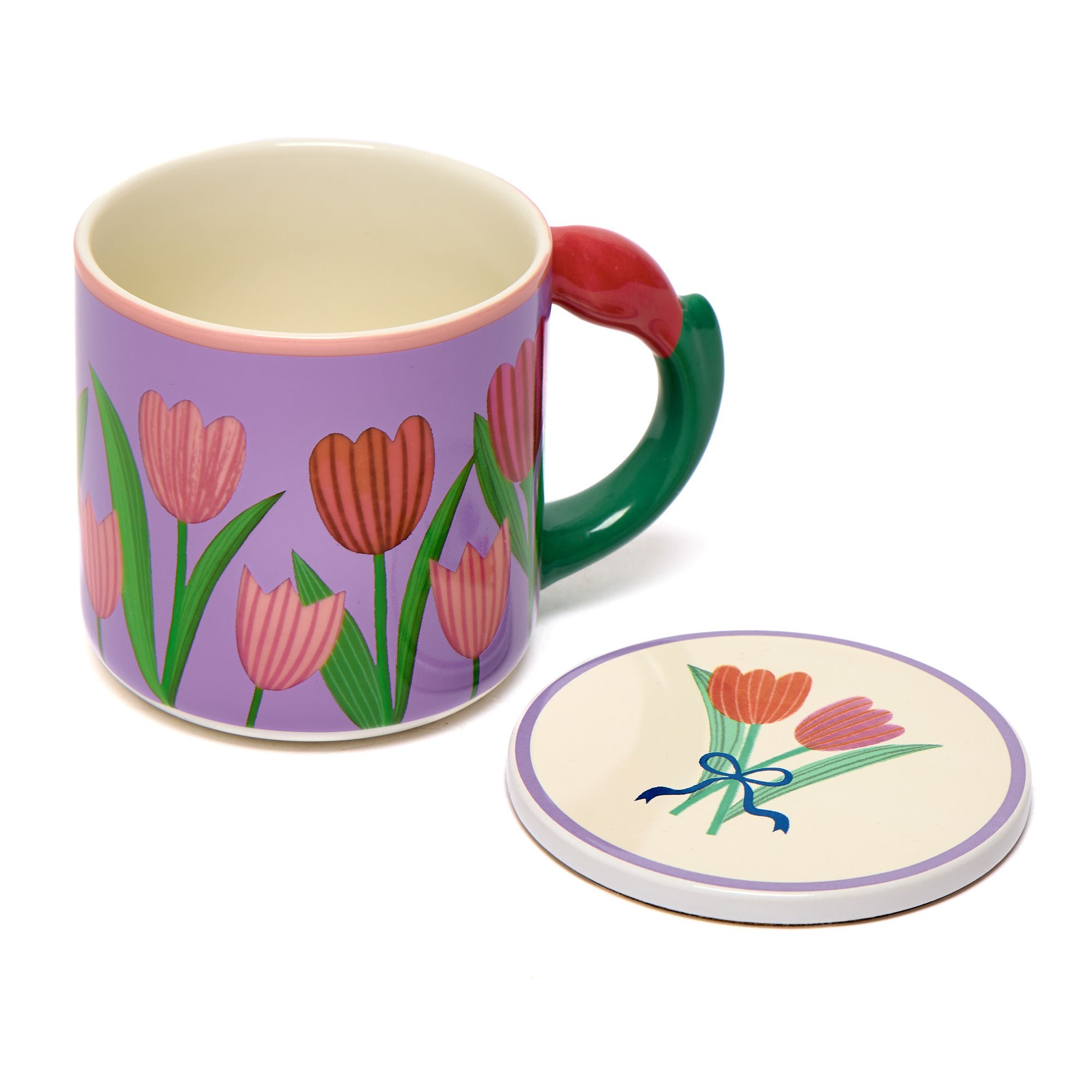 Spring Cottage Mug & Coaster Set
