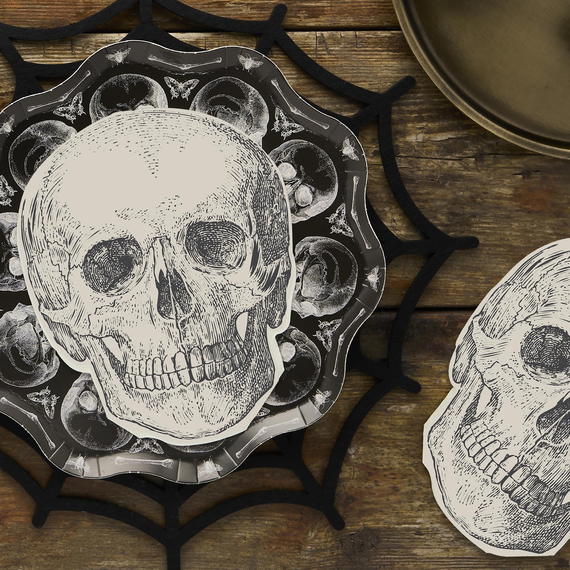 Skull Paper Napkins - Pack of 16