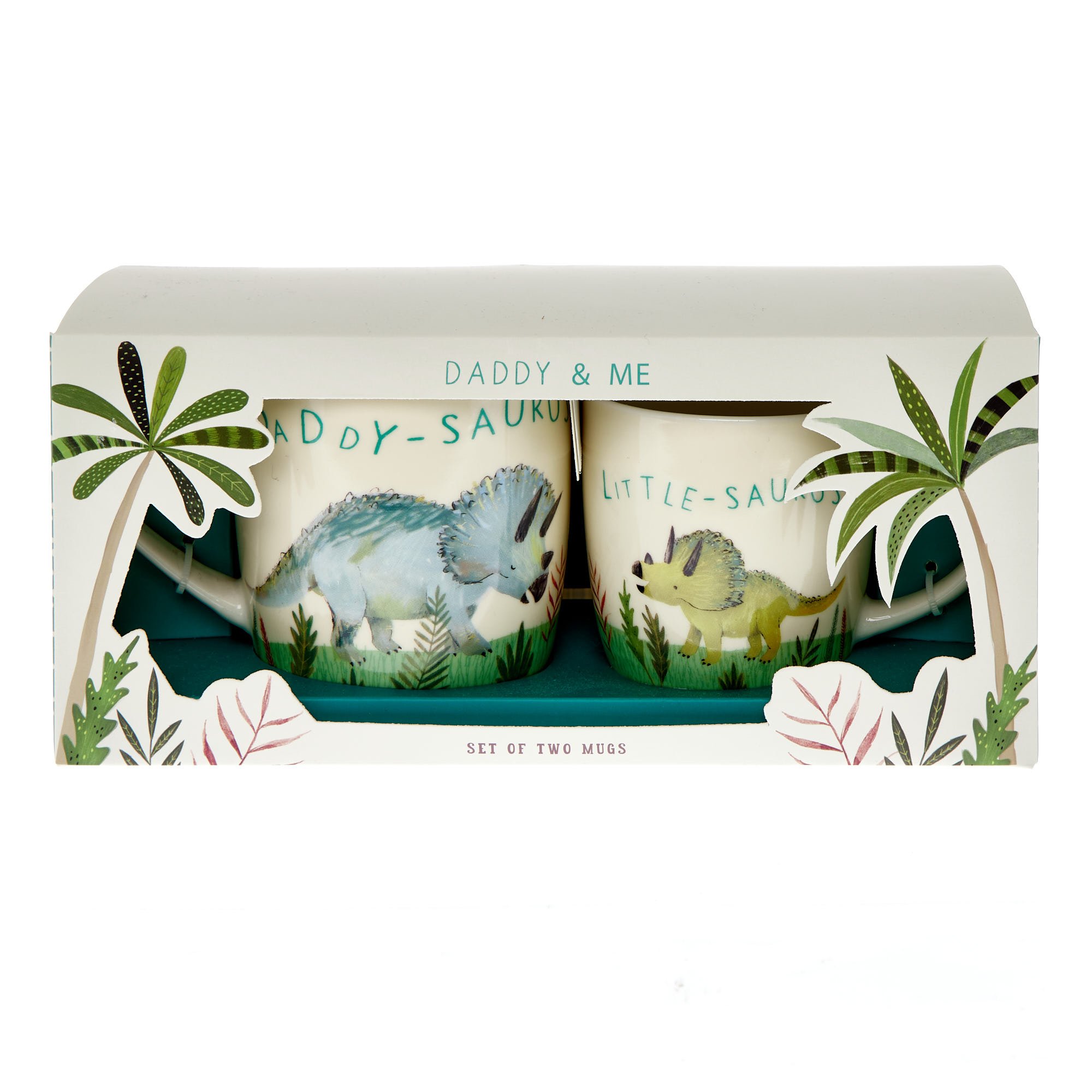 Daddy & Me Dinosaur Mugs - Set of 2