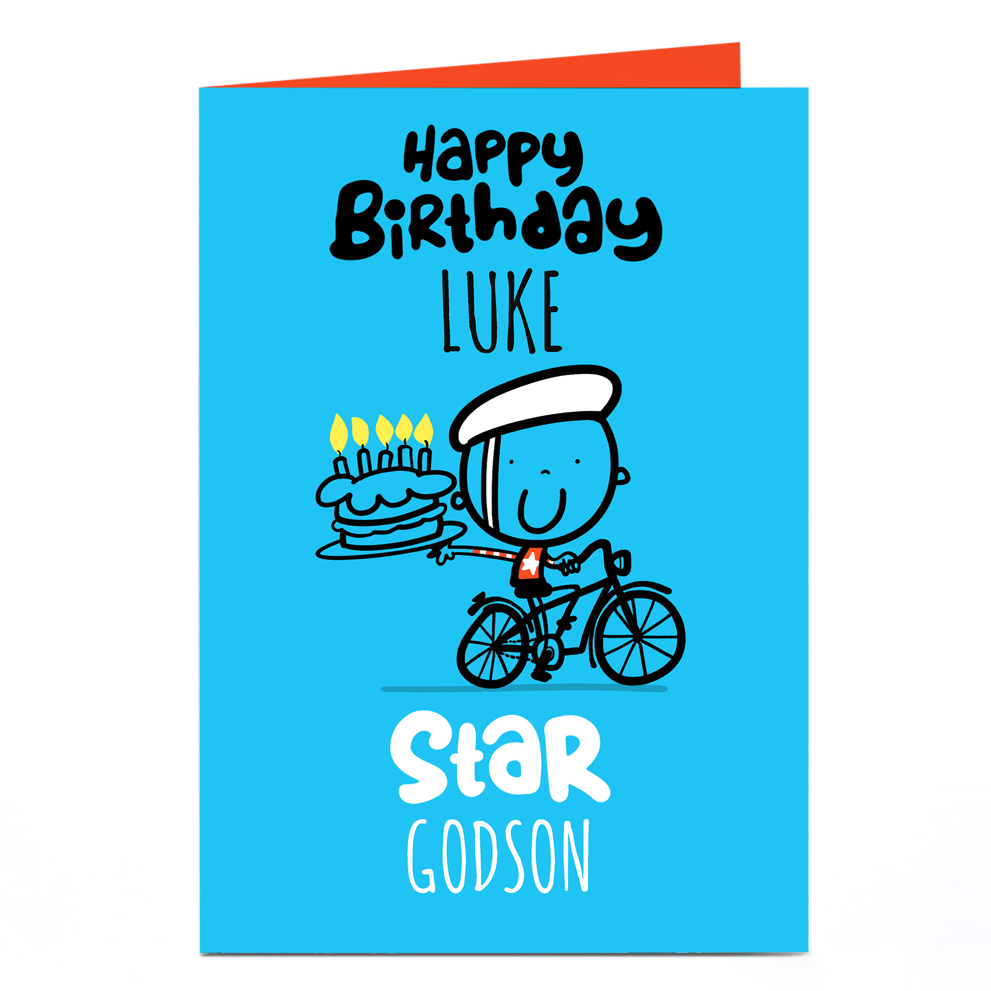 Personalised Fruitloops Birthday Card - Star Relation