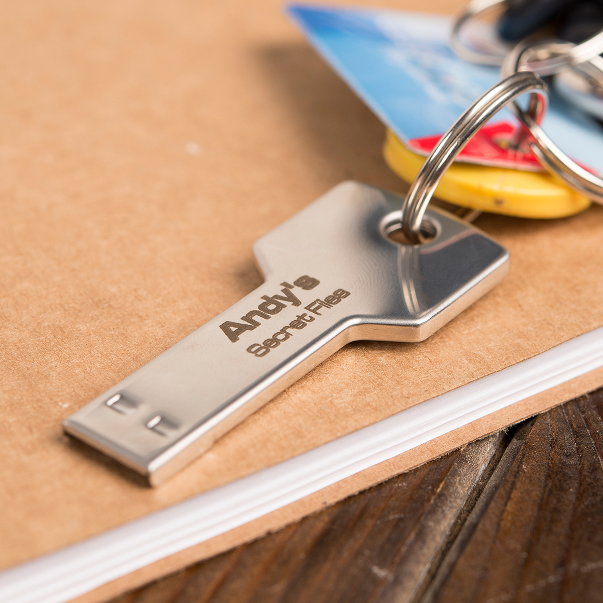 Personalised Engraved USB Key - Any Message