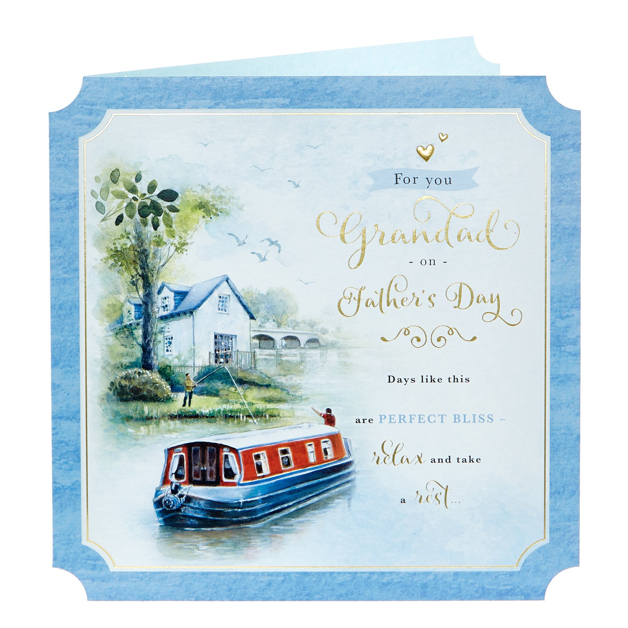 Platinum Collection Father's Day Card - For You Grandad