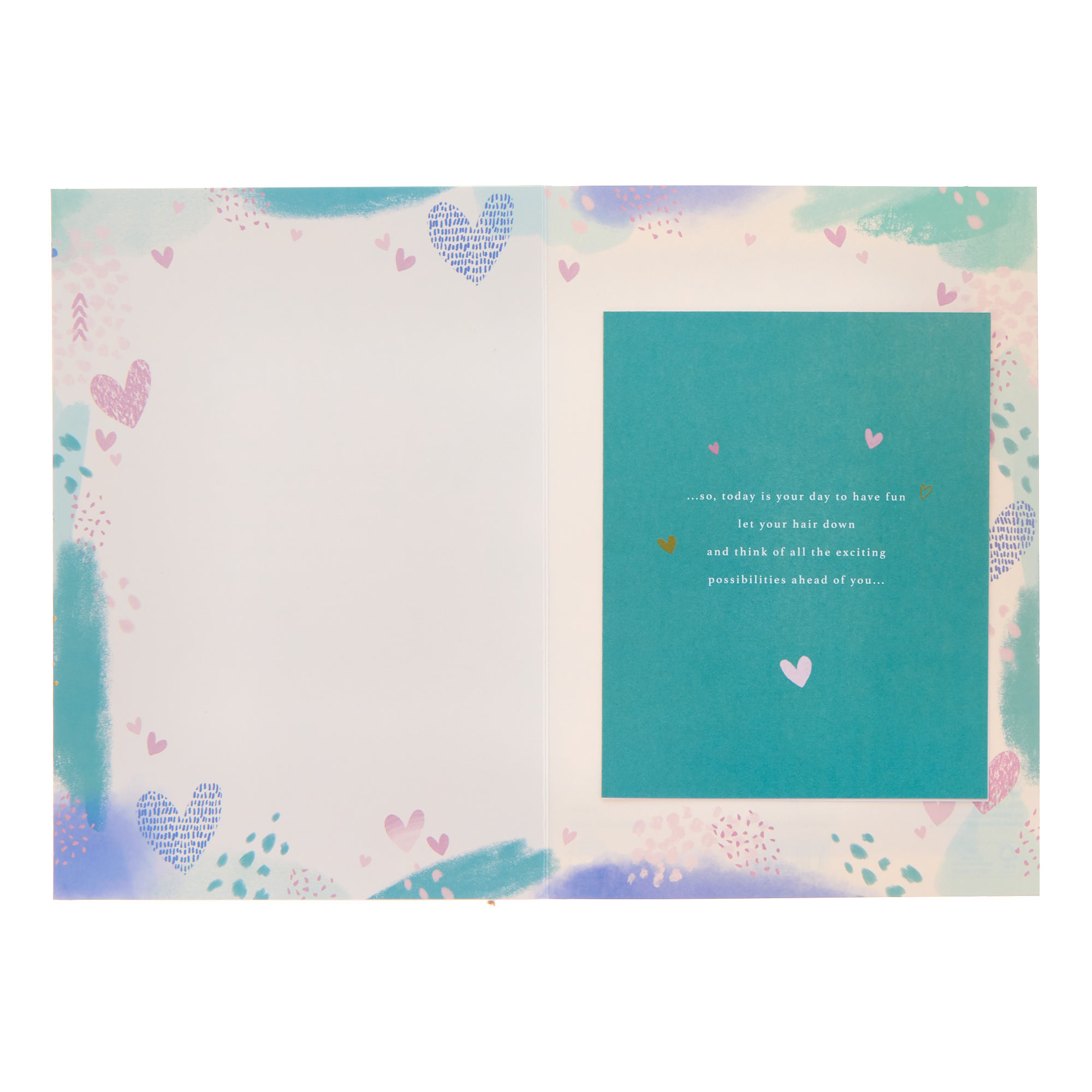 Daughter Abstract Verse Birthday Card