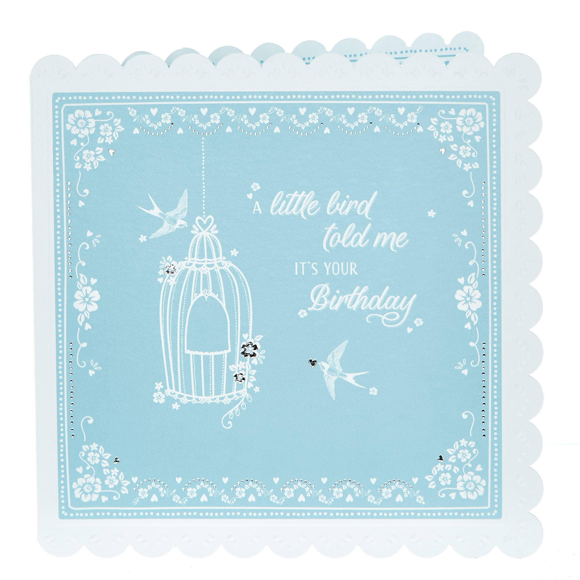 Birthday Card - A Little Bird Told Me