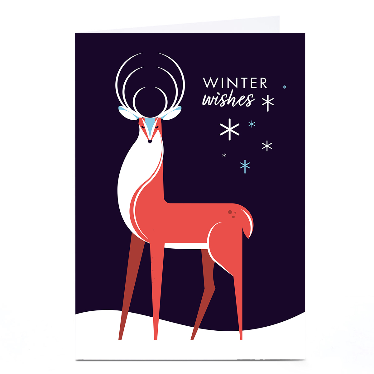 Personalised Neil Clark Christmas Card - Winter Wishes