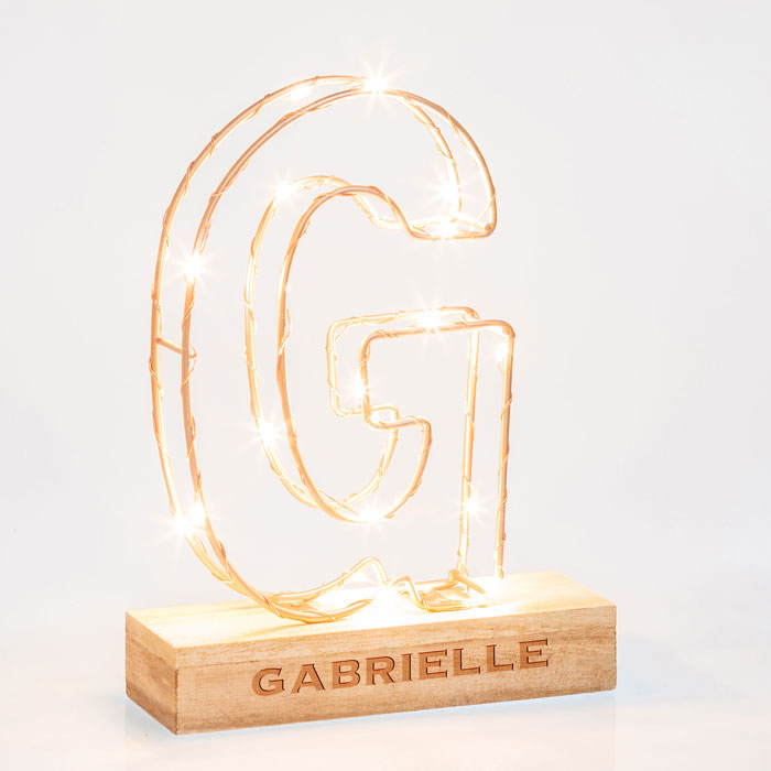 Personalised Lumi Letter Light