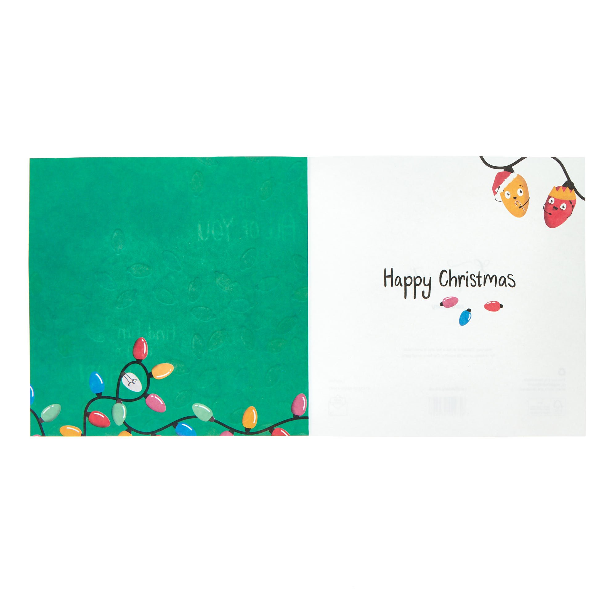 To All f You Fun & Chaos Fairy Lights Christmas Card
