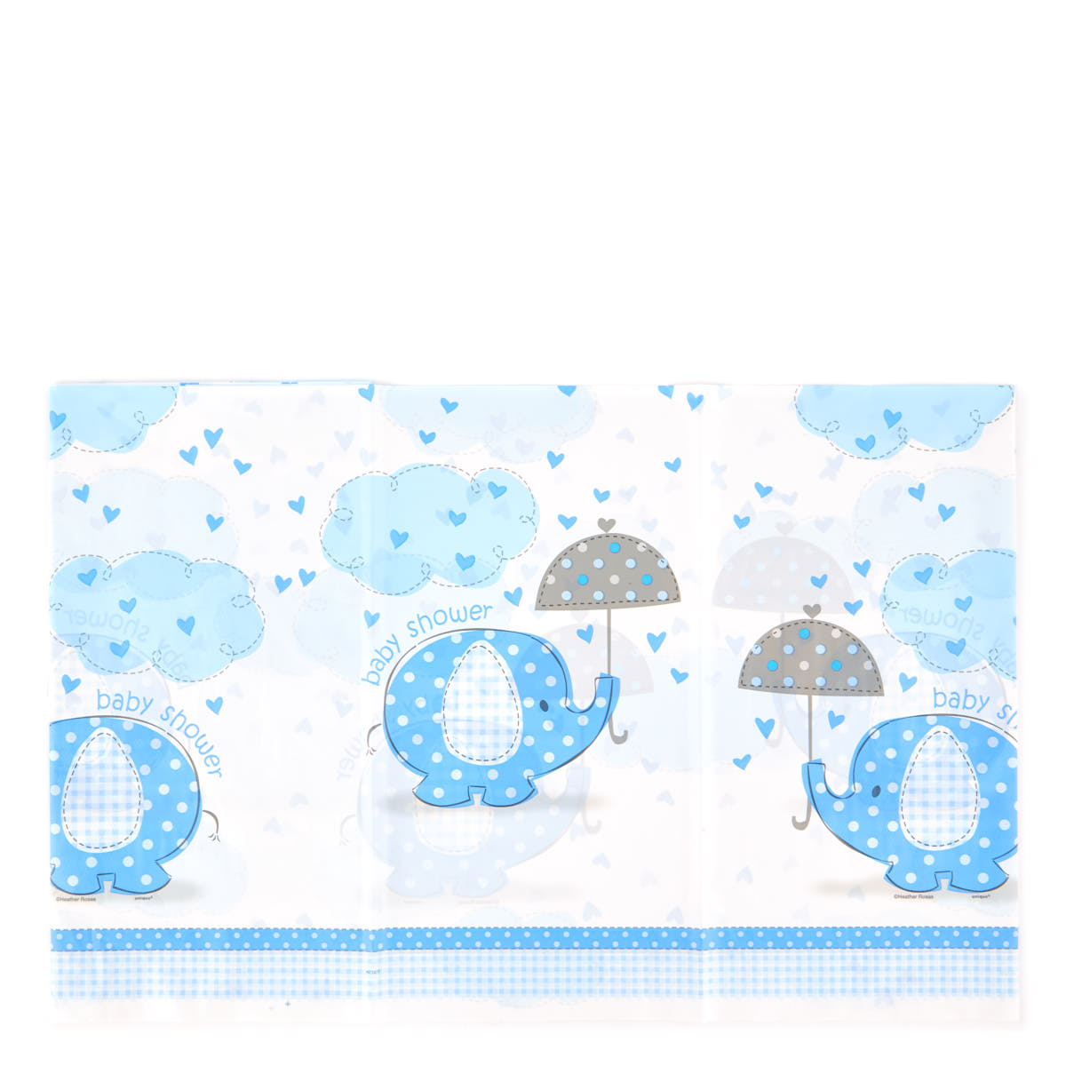 Blue Baby Shower Party Tableware & Decoration Bundle - 16 Guests