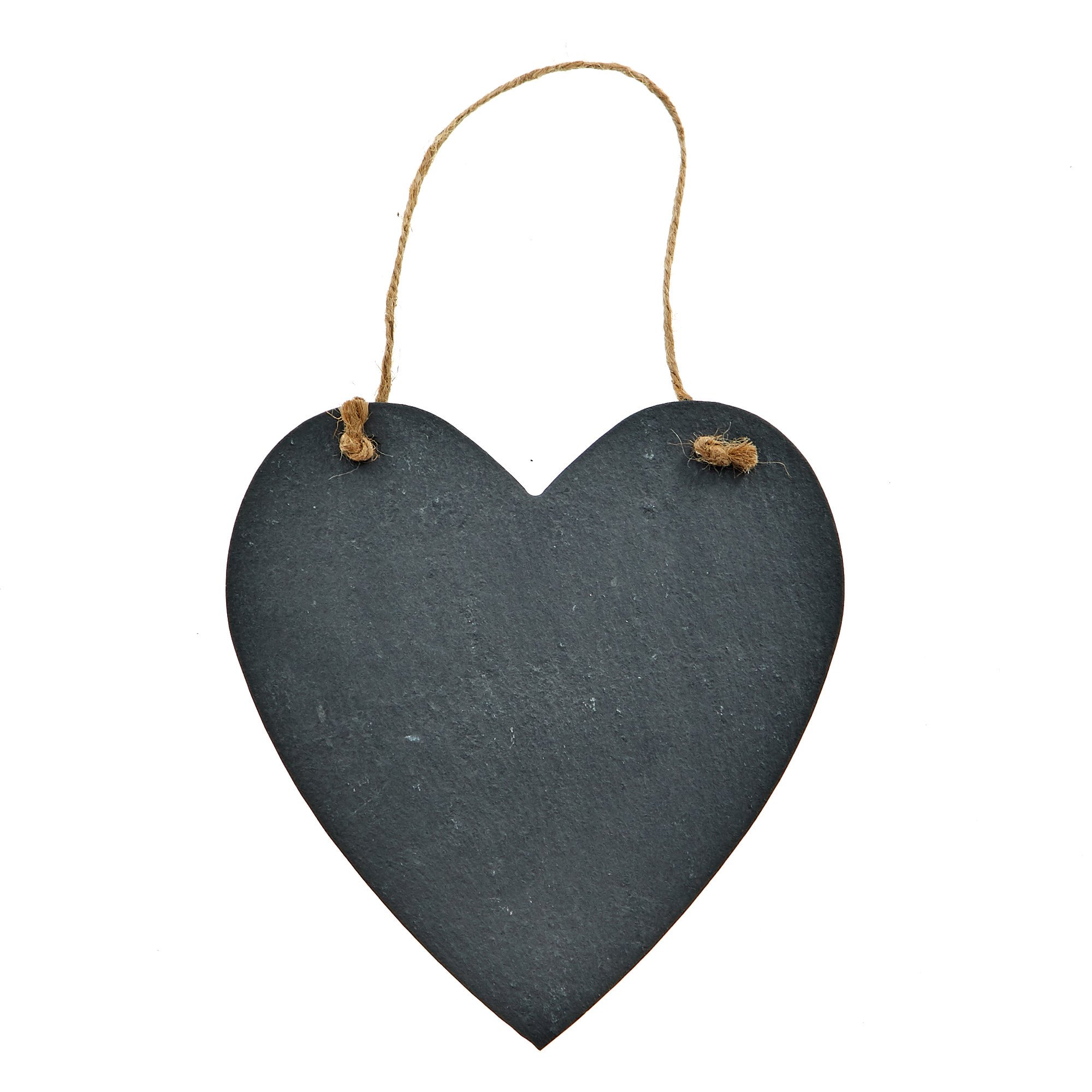 Large Hanging Heart Slate Sign