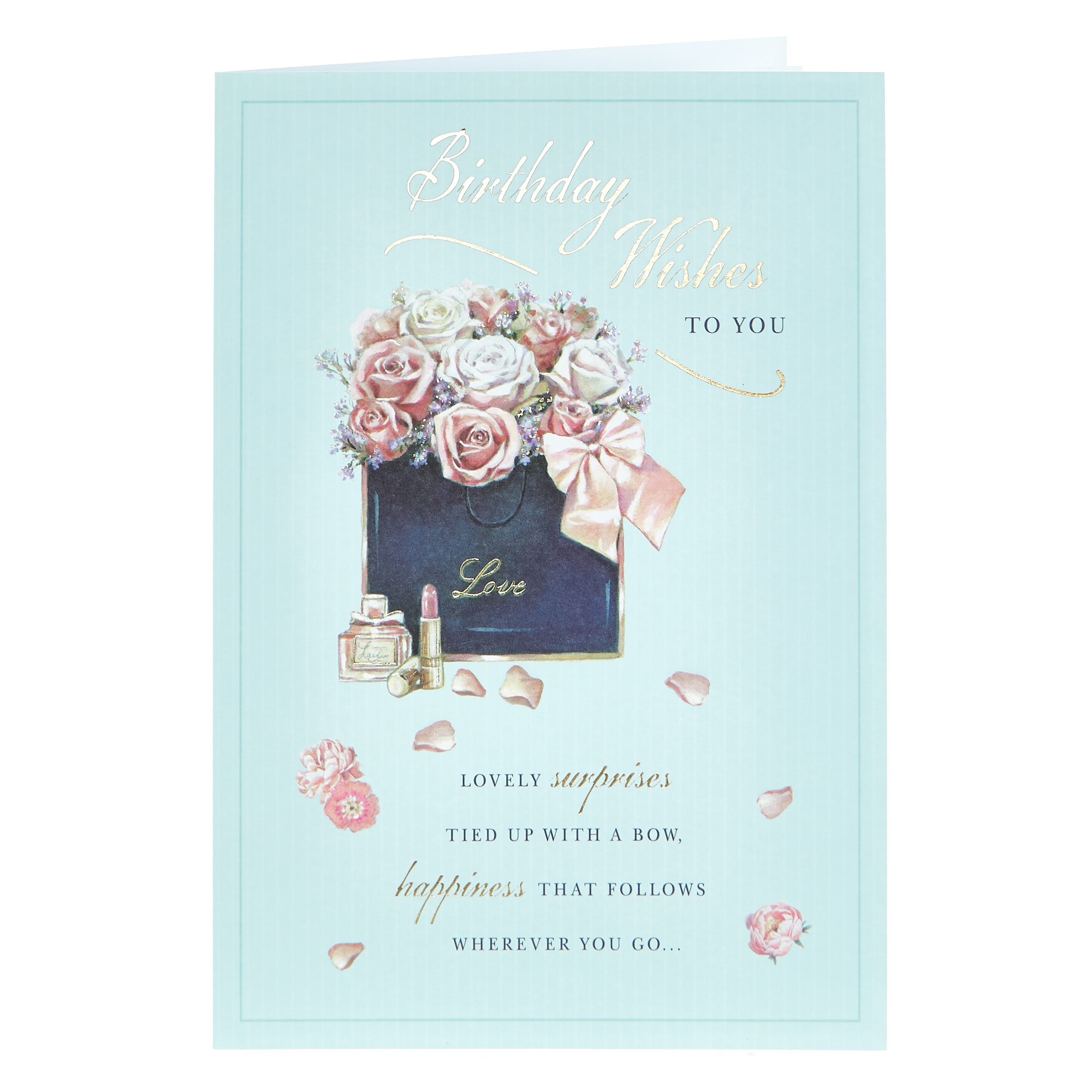 Birthday Card - Lovely Surprises & Happiness