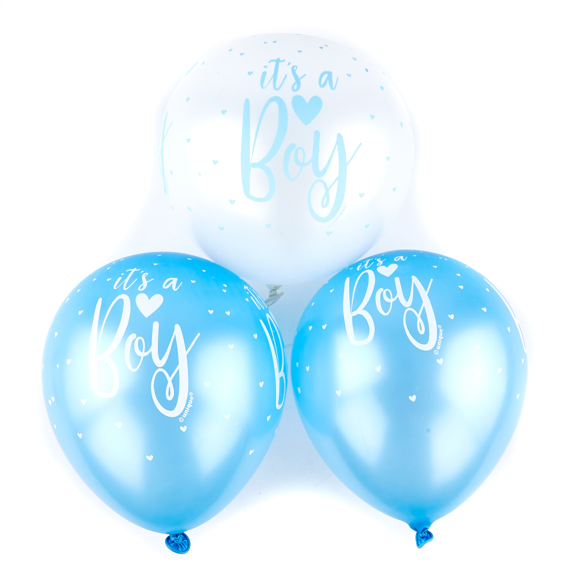 Blue Baby Shower Tableware & Decorations Party Bundle - 16 Guests