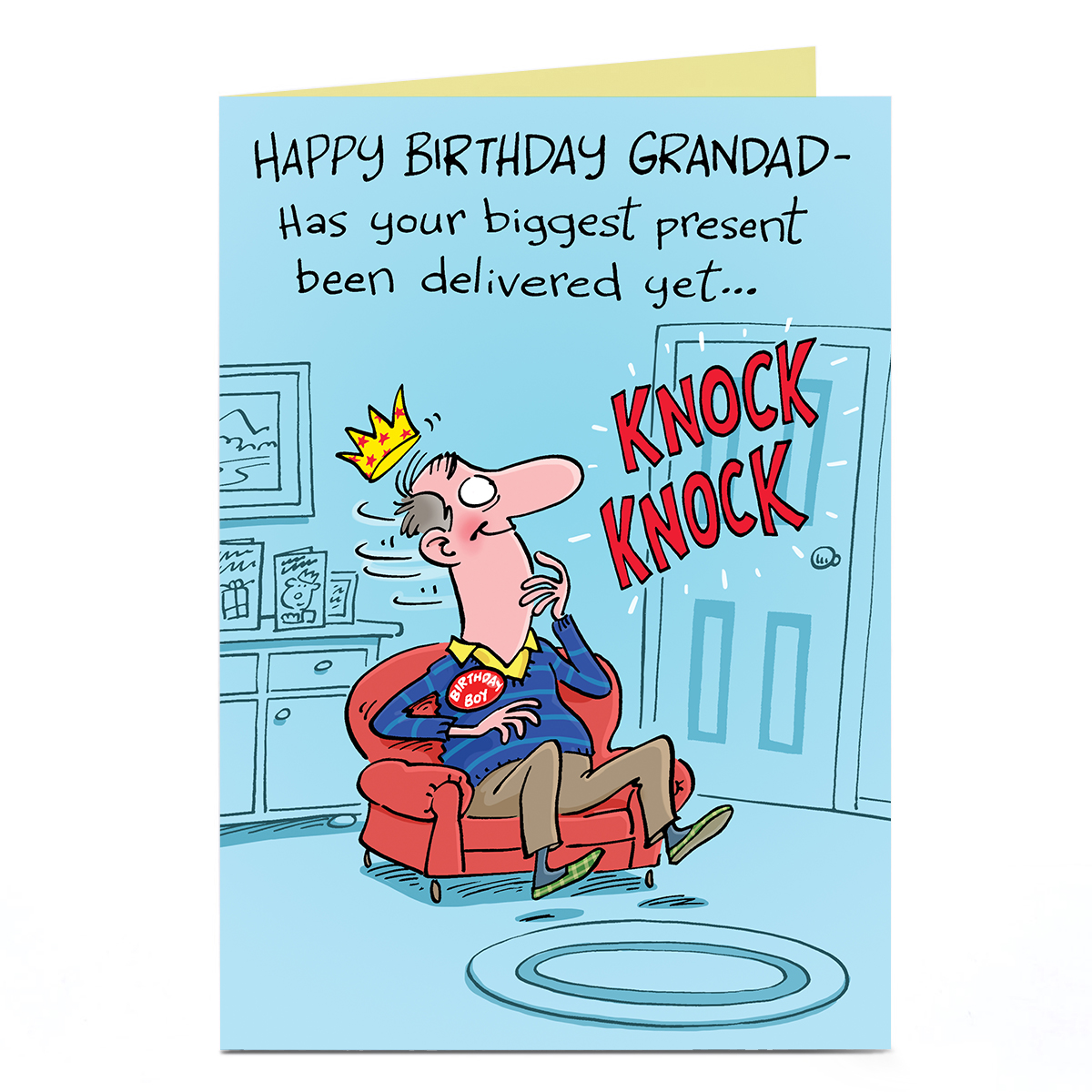 Birthday Card - Your Biggest Present, Grandad